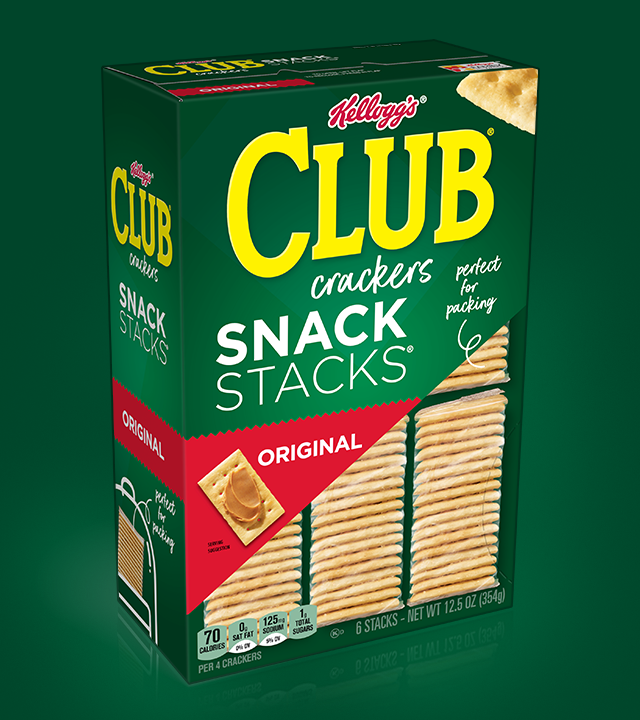 Kellogg's CLUB crackers SNACK STACKS