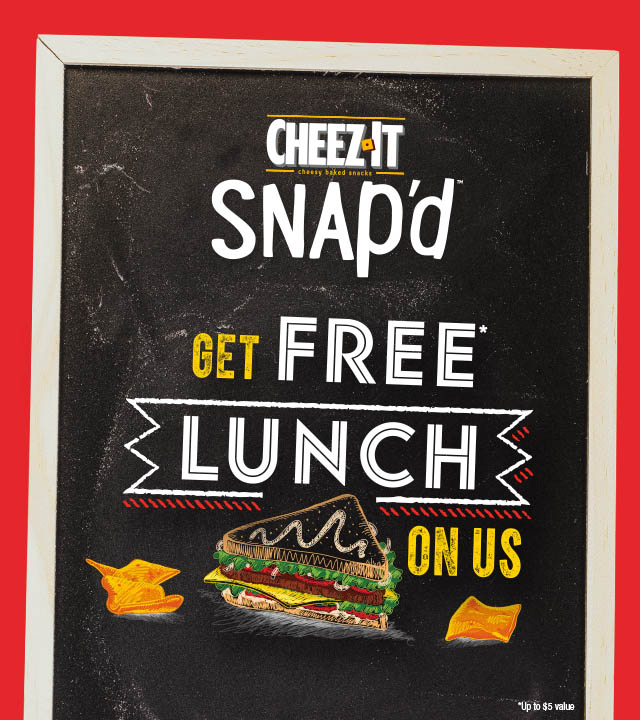  Lunch on Cheez-It® Snap'd® Offer