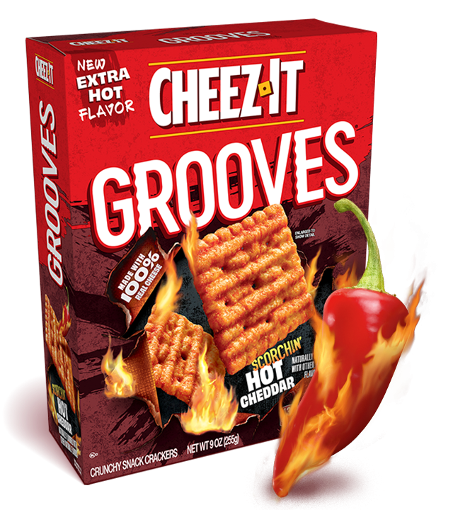 Cheez-It GroovesÂ® Scorchin' Hot Cheddar