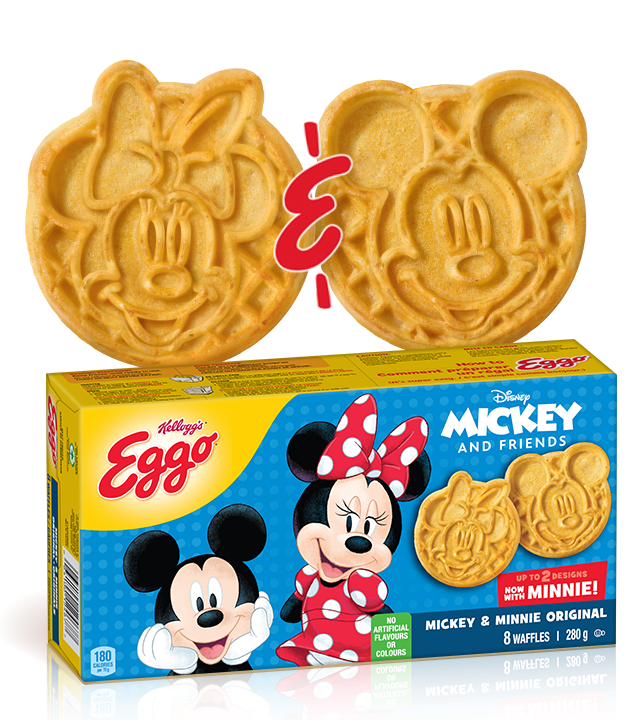 NEW Eggo® Mickey & Minnie Homestyle waffles! 