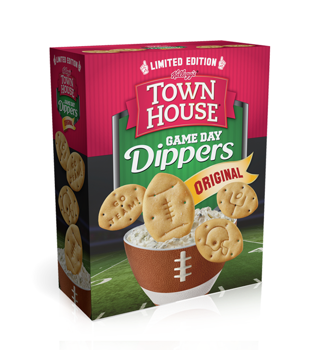LIMITED EDITION. Kellogg's TOWN HOUSE. GAME DAY Dippers. ORIGINAL
