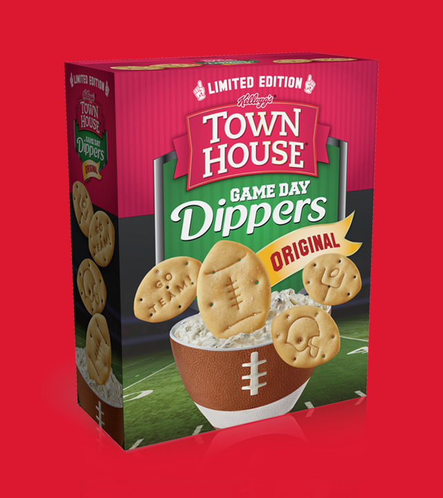 LIMITED EDITION. Kellogg's TOWN HOUSE. GAME DAY Dippers. ORIGINAL