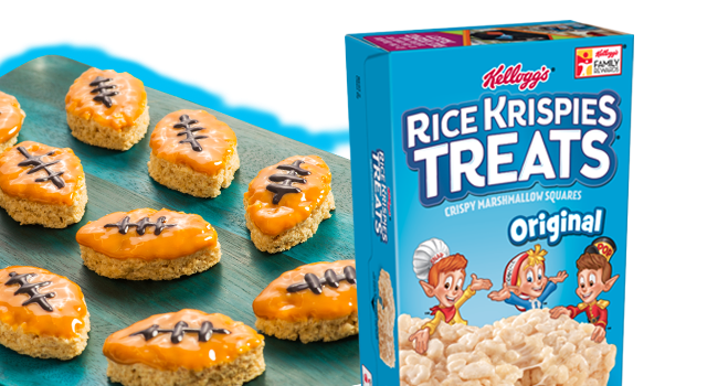 Rice Krispies Treats® footballs