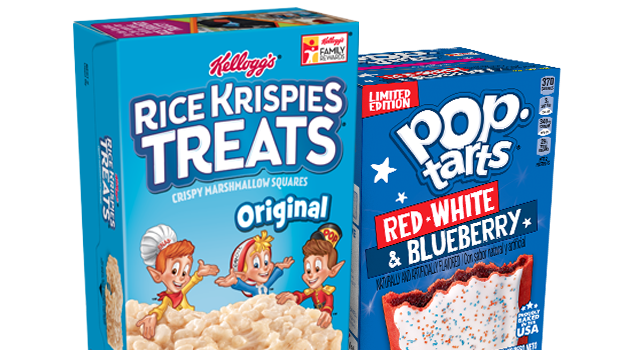 RICE KRISPIES TREATS Original - Pop-Tarts RED-WHITE & BLUEBERRY