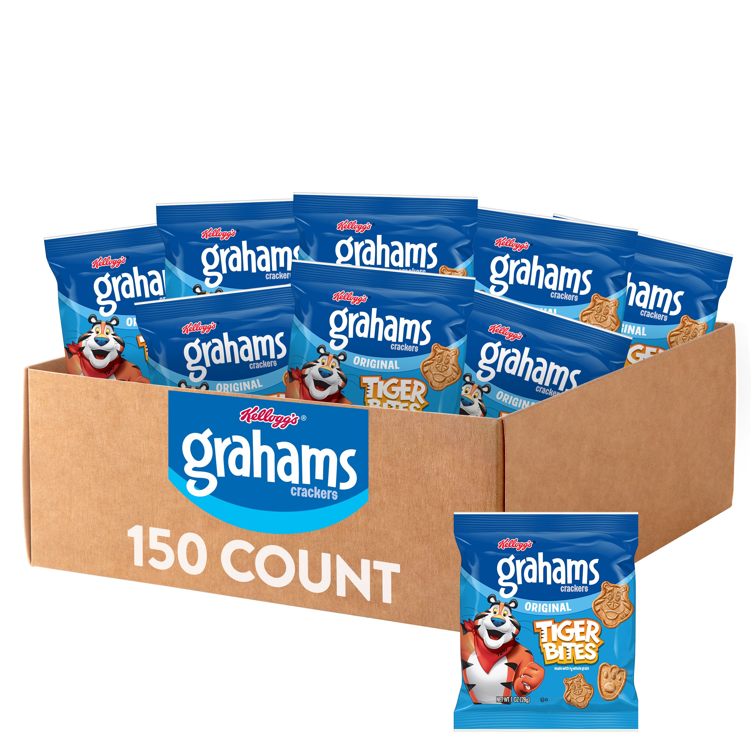 Kellogg's® Tiger Bites Original Graham Crackers (1 oz. Equiv. of Grain)
