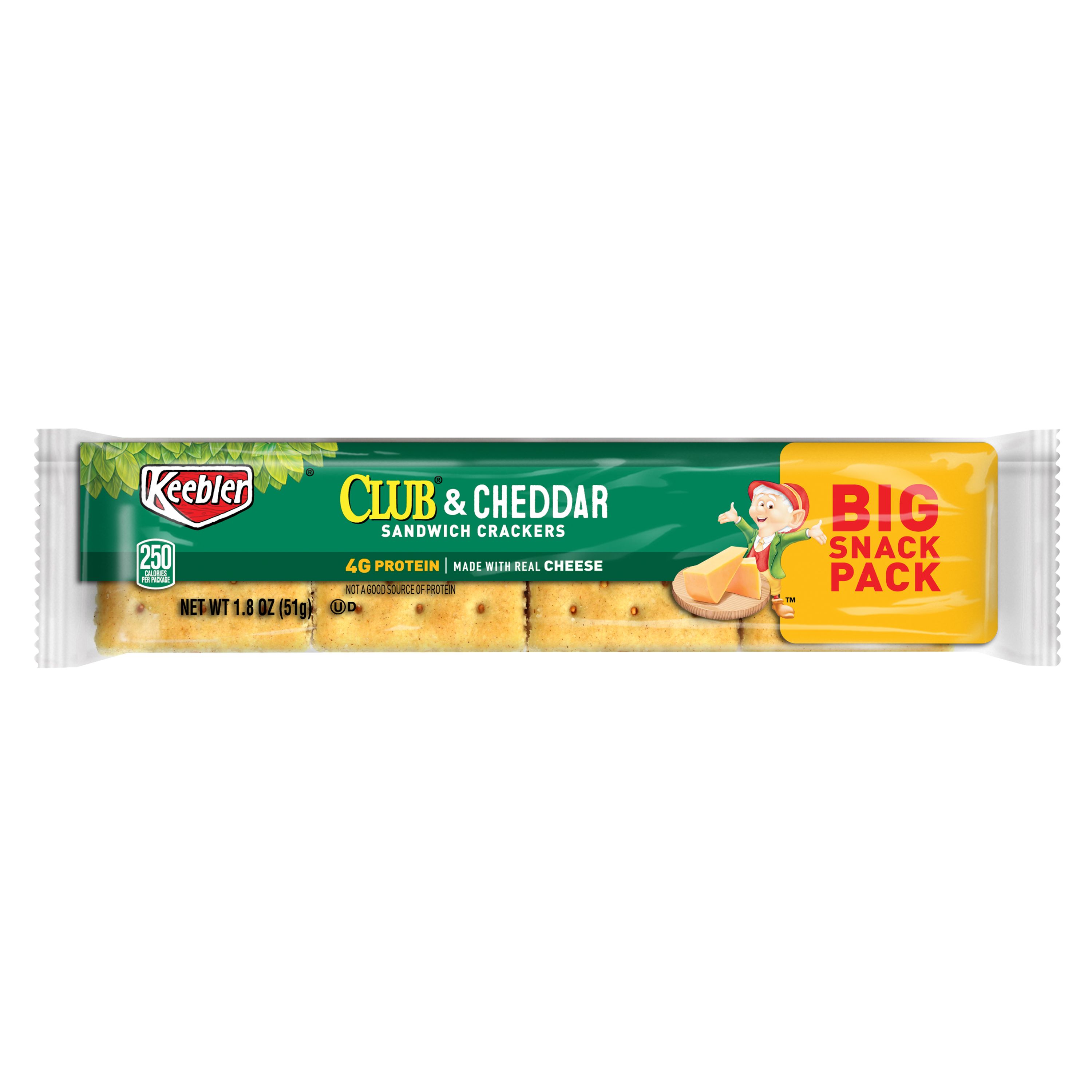 Kelloggs Club Cheddar Sandwich Crackers