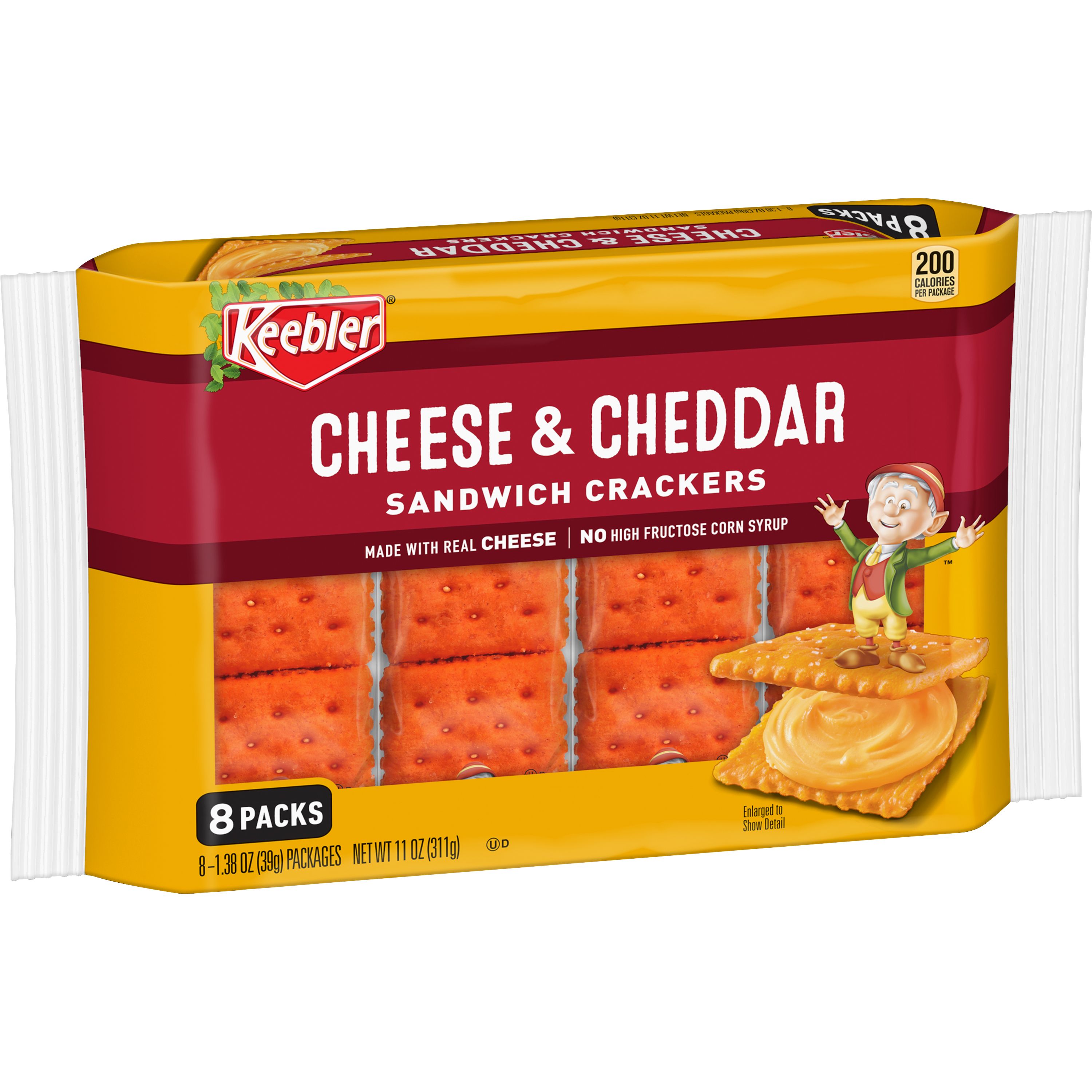 Kelloggs Cheese Cheddar Sandwich Crackers Smartlabel