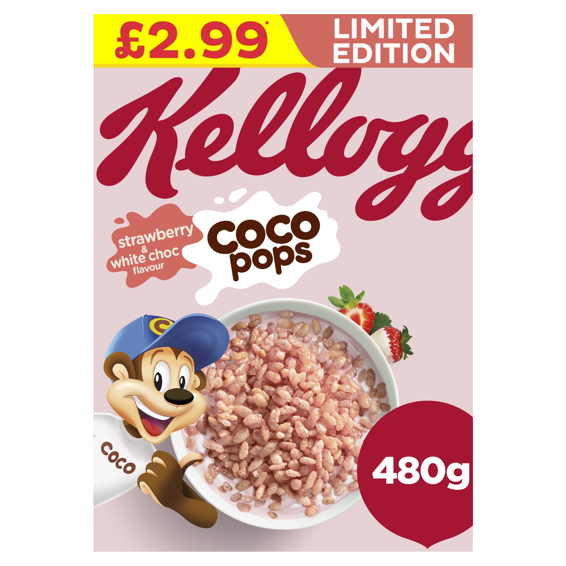 Kellogg Coco Pops Pink 480g PMP £2.99