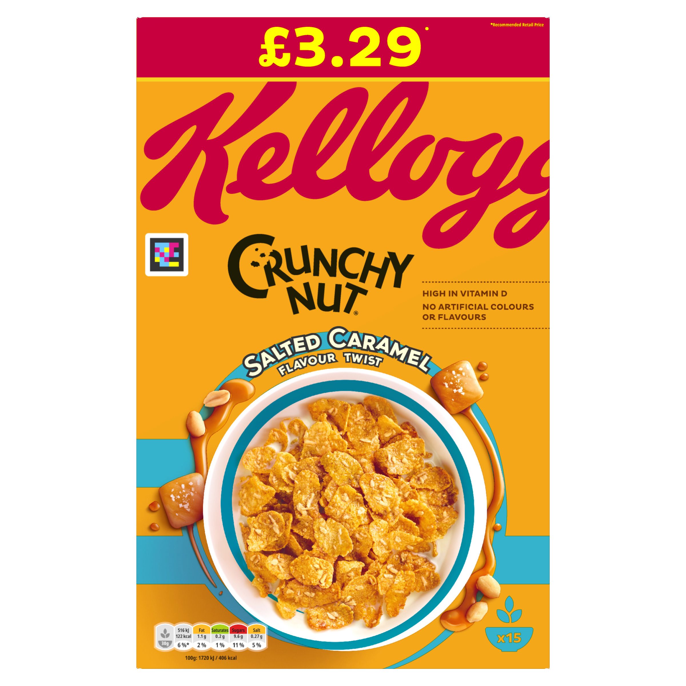 Kellogg’s Crunchy Nut SALTED CARAMEL Flavour Twist Kellogg's