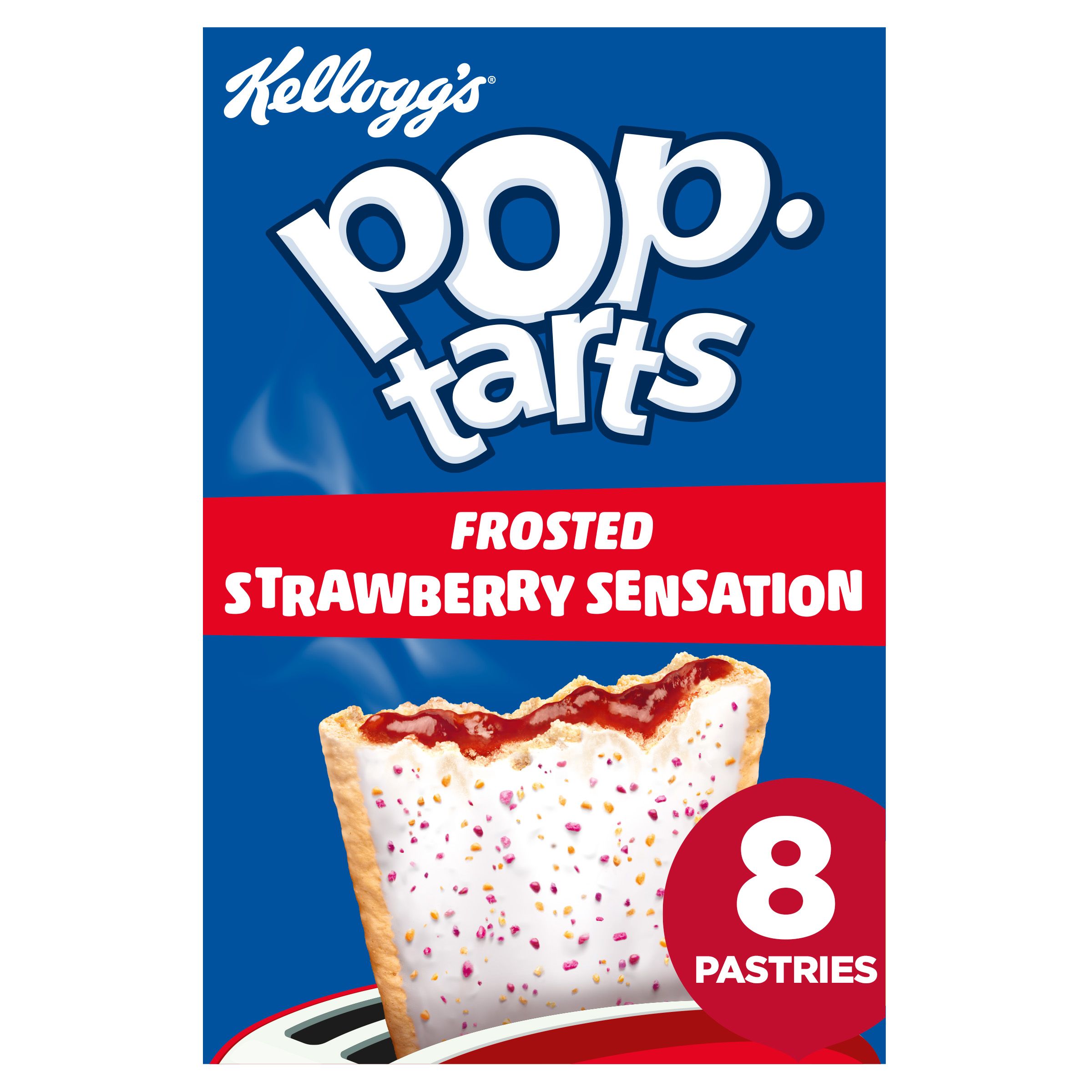 Kellogg's Pop-Tarts Frosted Strawberry Sensation Toaster Pastries