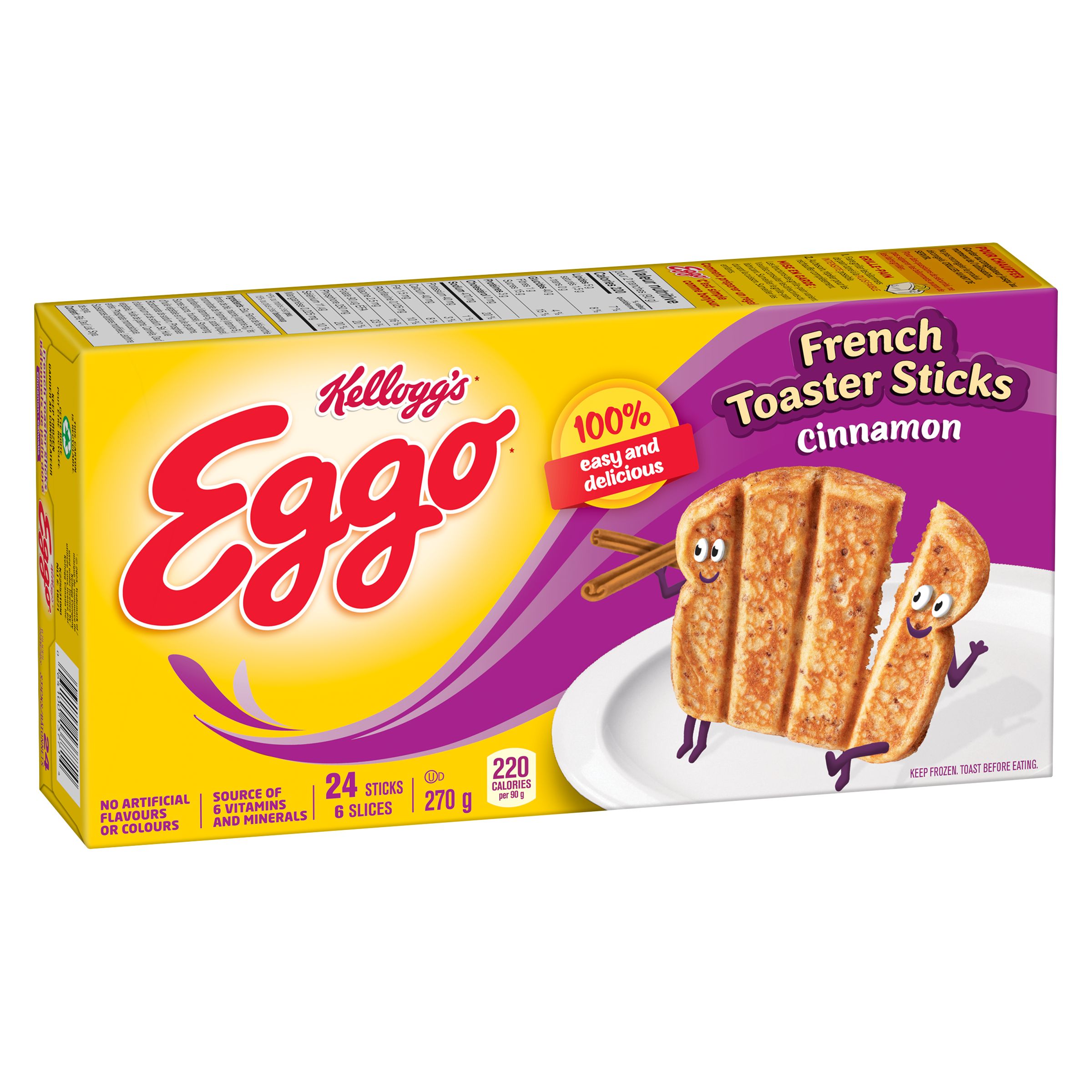 Kellogg's* Eggo* French Toaster Sticks Cinnamon - SmartLabel™