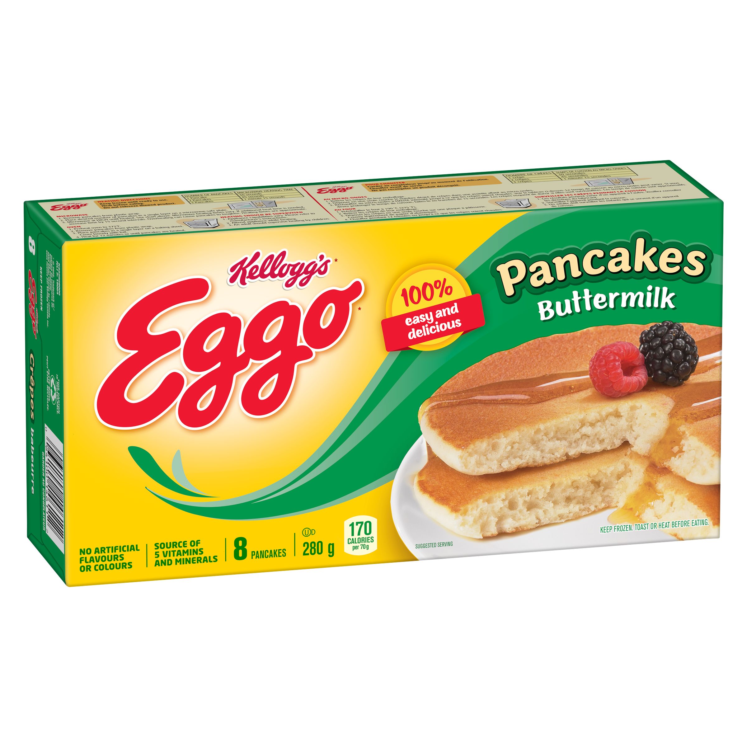 Kellogg's* Eggo* Pancakes Buttermilk SmartLabel™