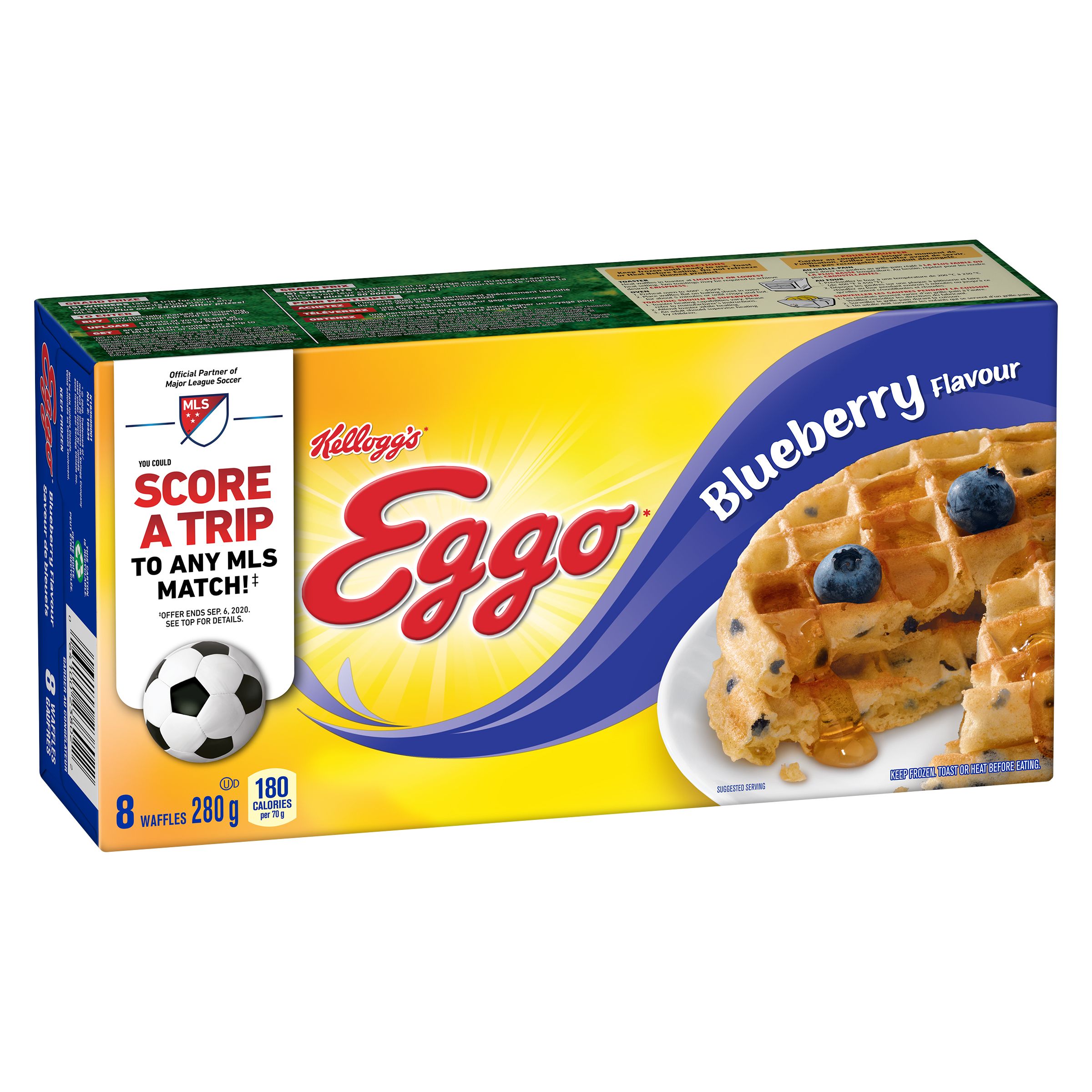 Eggo* Blueberry Flavour Waffles SmartLabel™