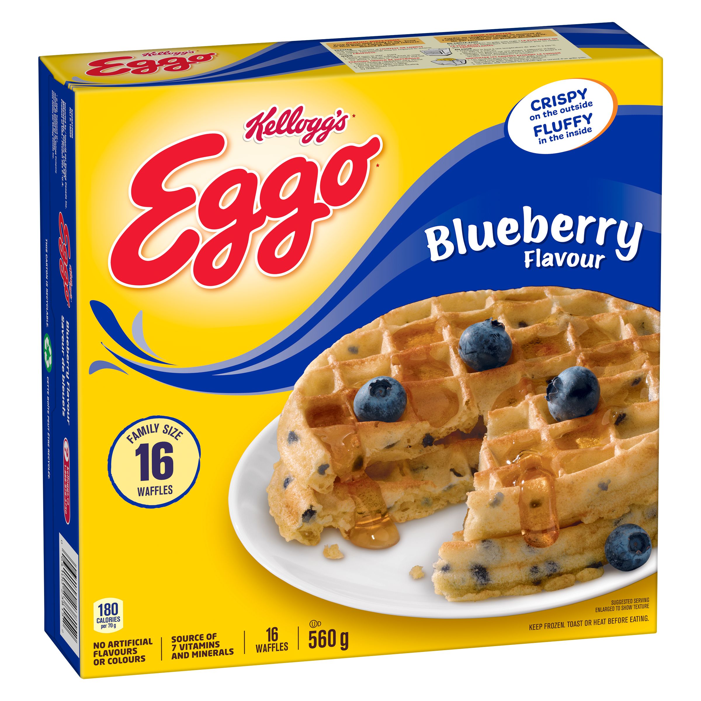 Kellogg's* Eggo* Blueberry Flavour Waffles - SmartLabel™