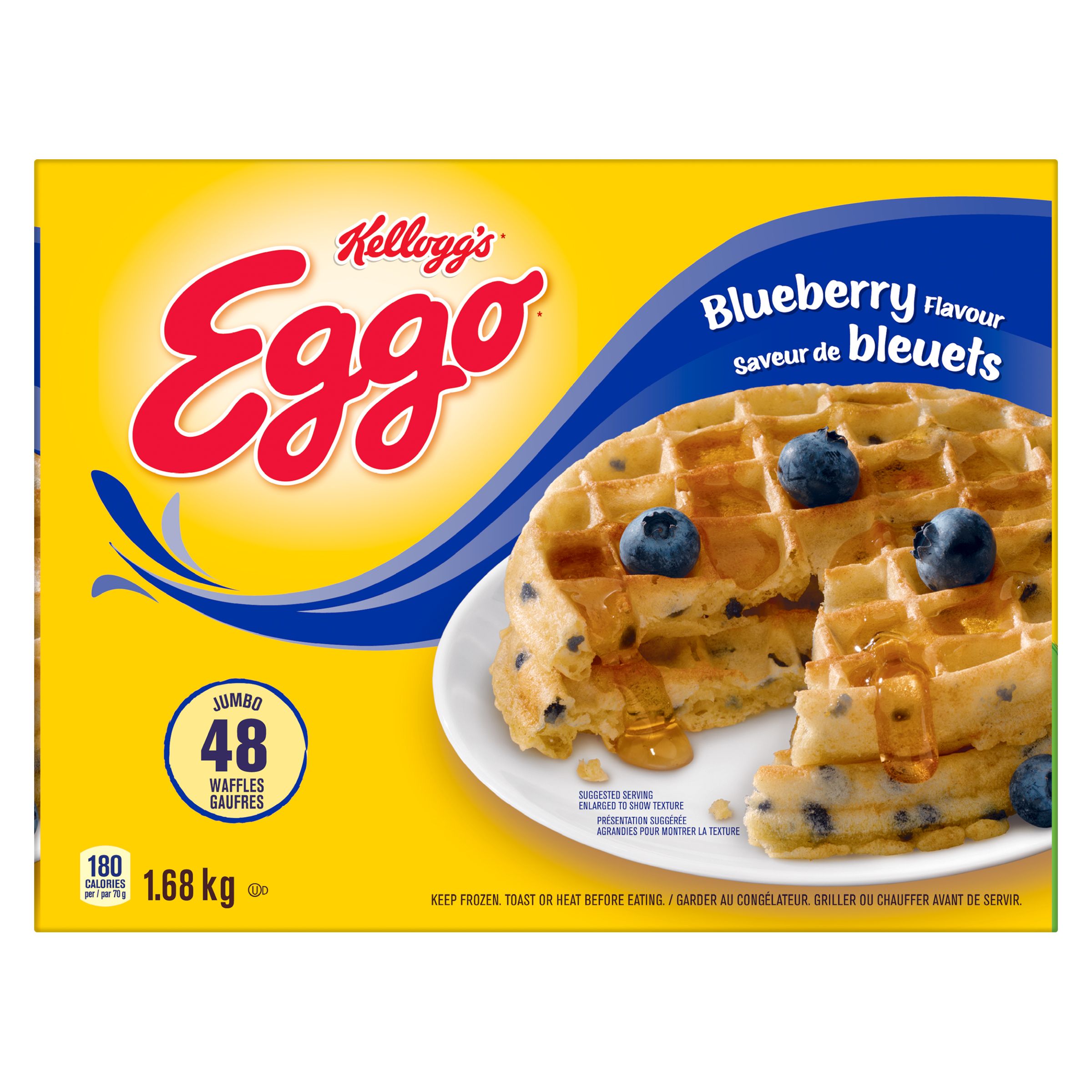 Eggo Blueberry Flavour Waffles