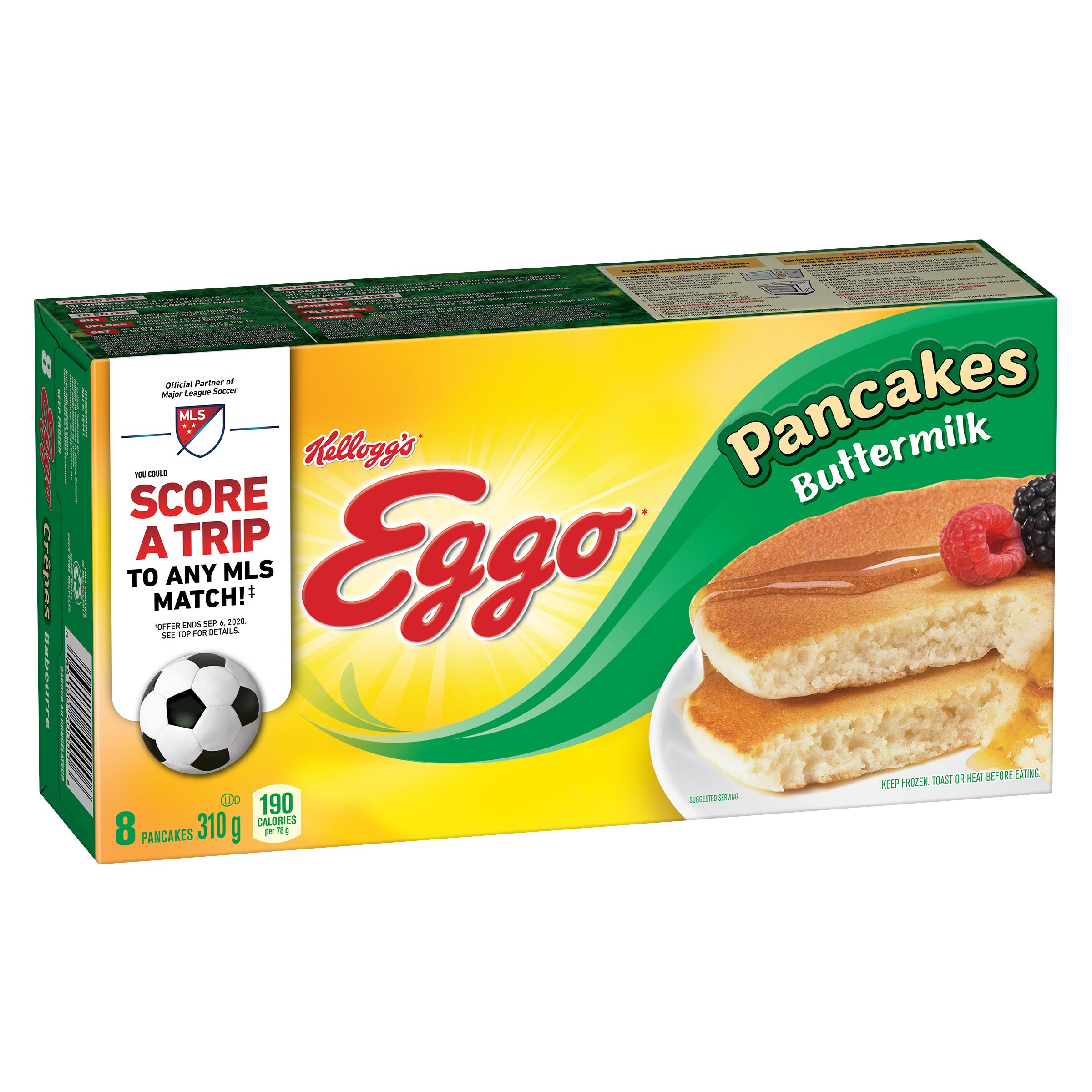 Kellogg's® Eggo® Pancakes Buttermilk SmartLabel™