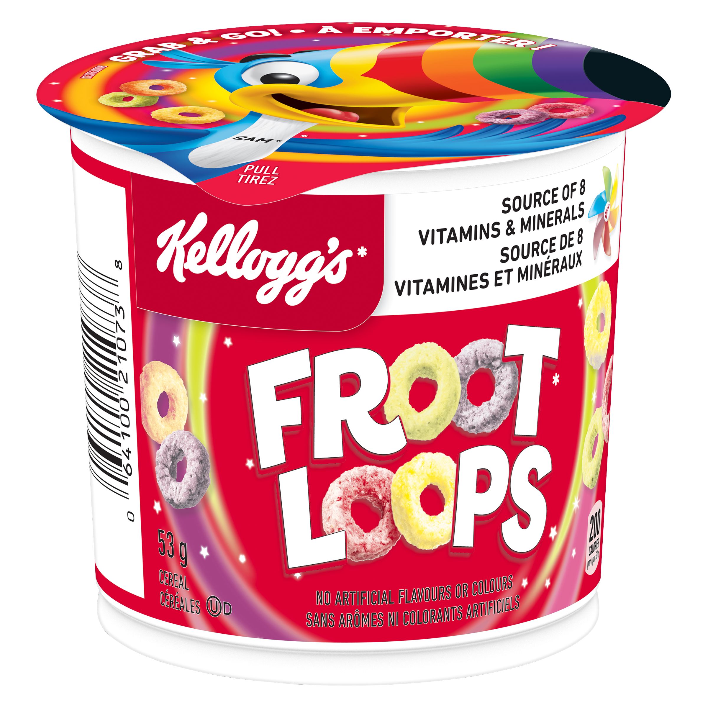 Froot Loops Cereal Smartlabel