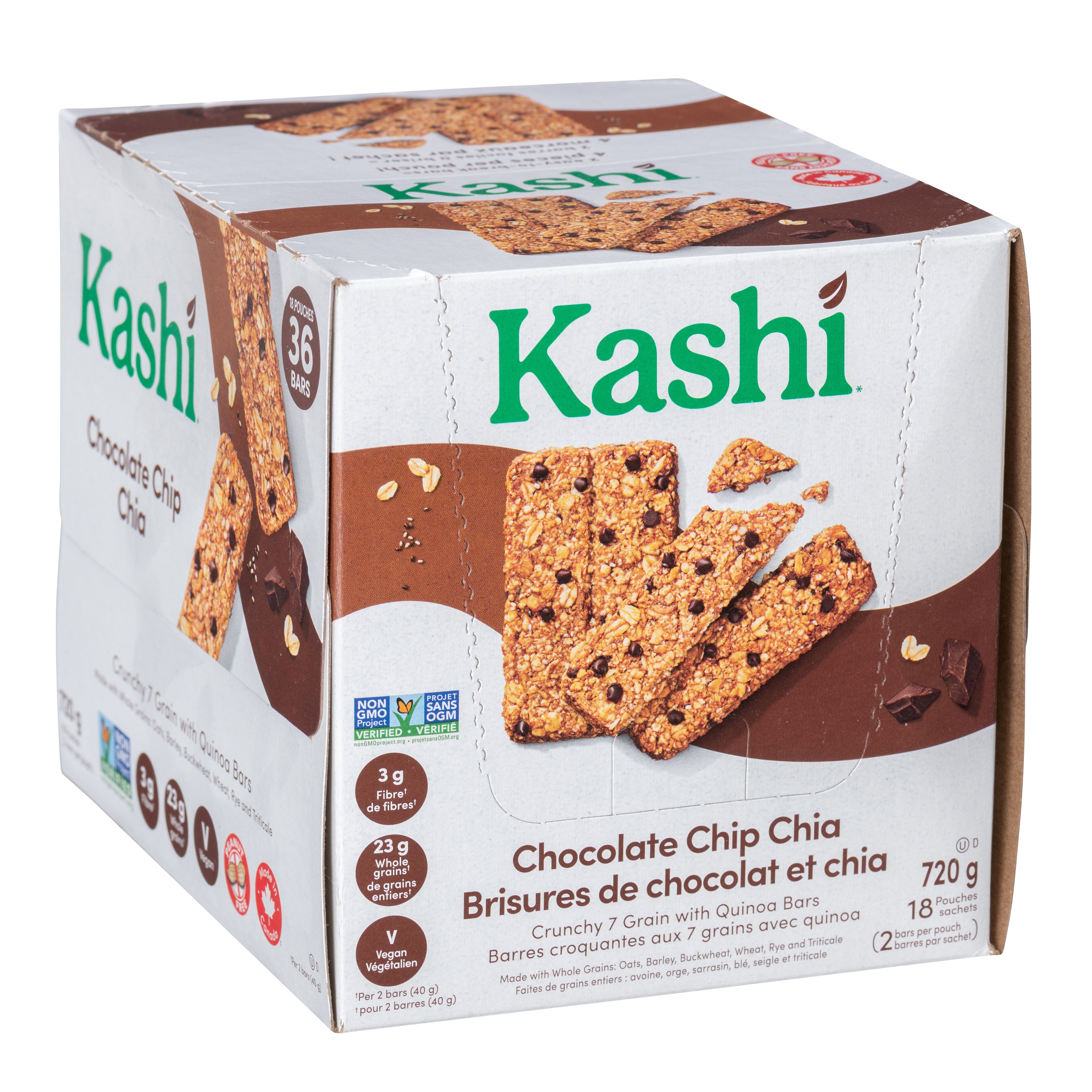 KASHI CRUNCHY BARS CHOCOLATE CHIP