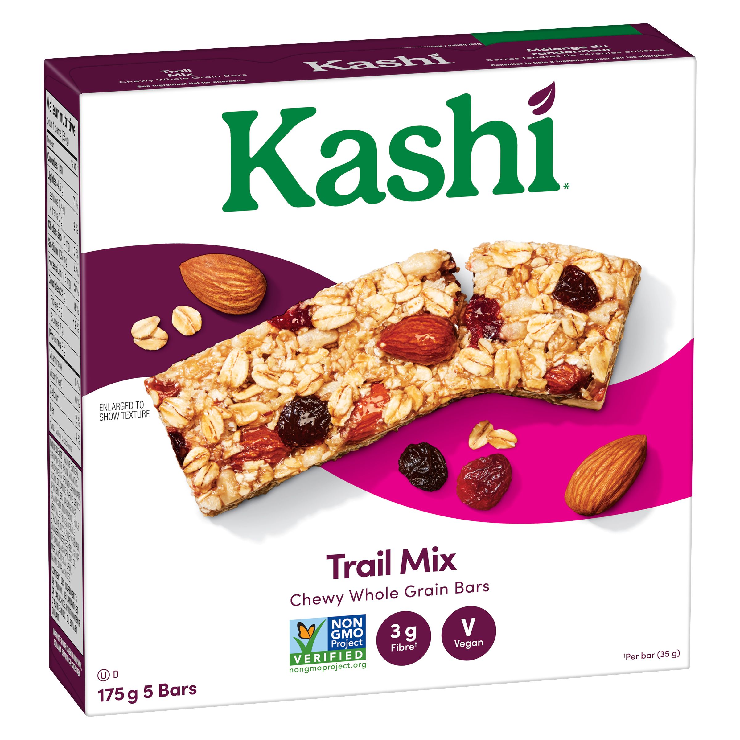 Kashi* Trail Mix Chewy Whole Grain Bars SmartLabel™