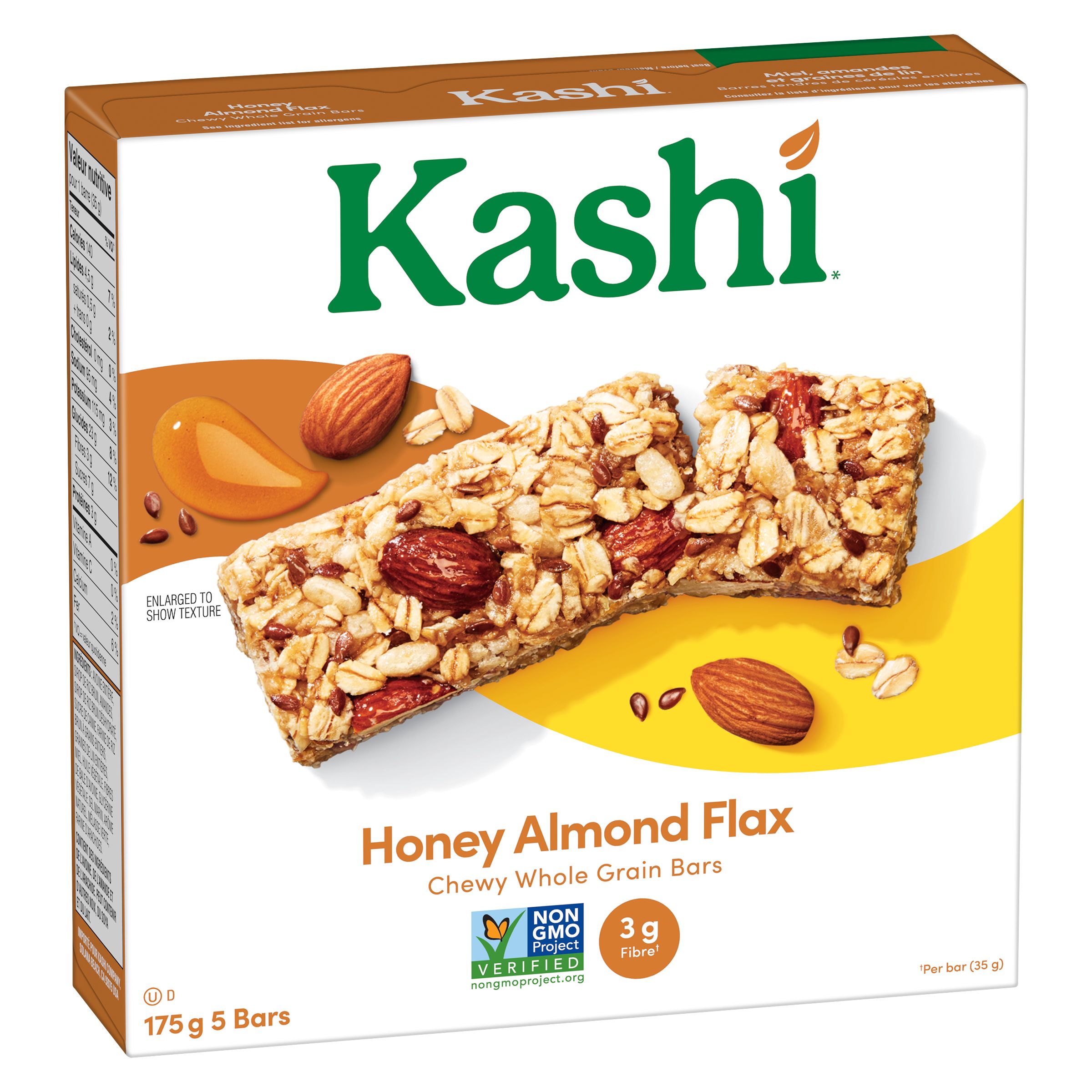 Kashi* Honey Almond Flax Chewy Whole Grain Bars - SmartLabel™