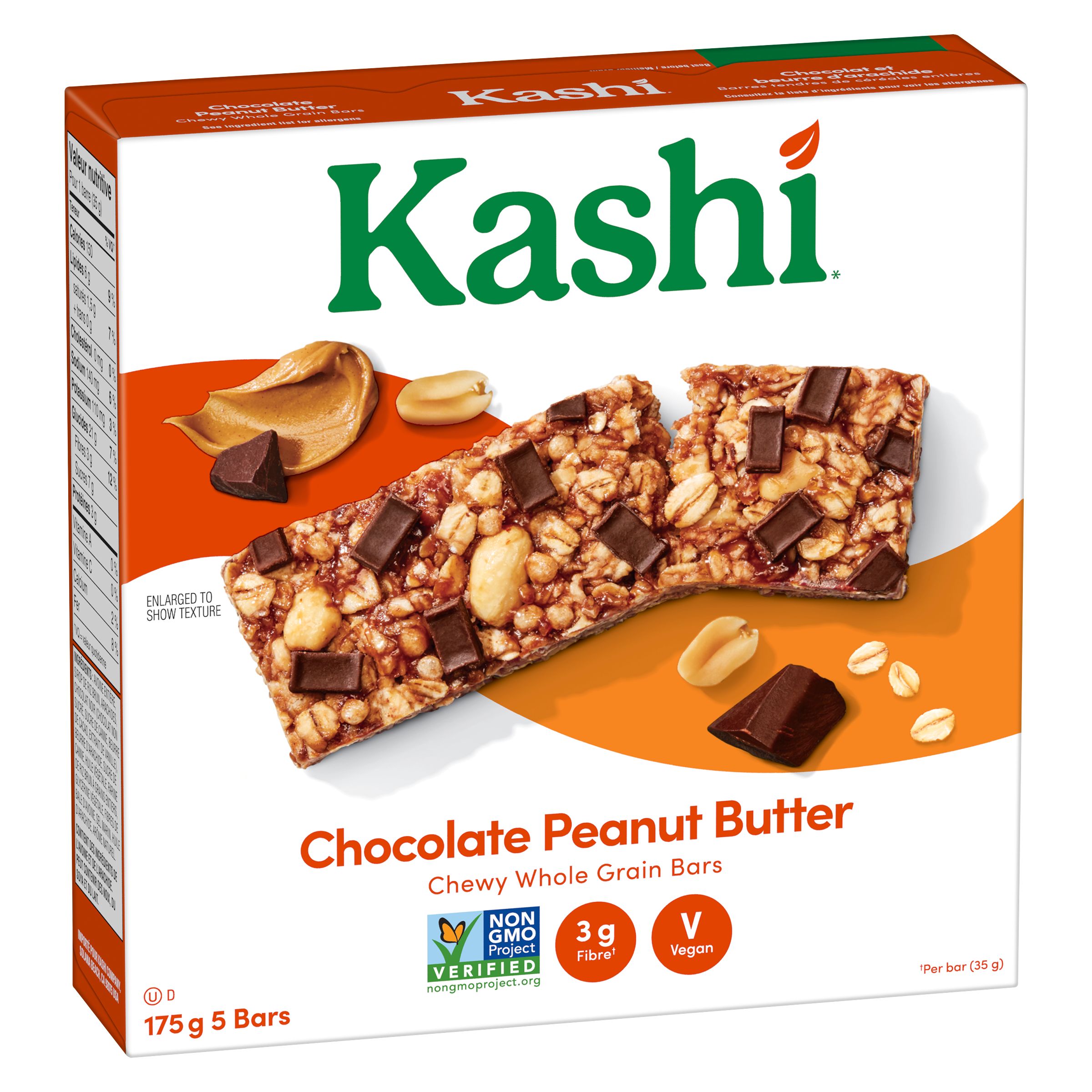 Kashi* Chocolate Peanut Butter Chewy Whole Grain Bars - SmartLabel™