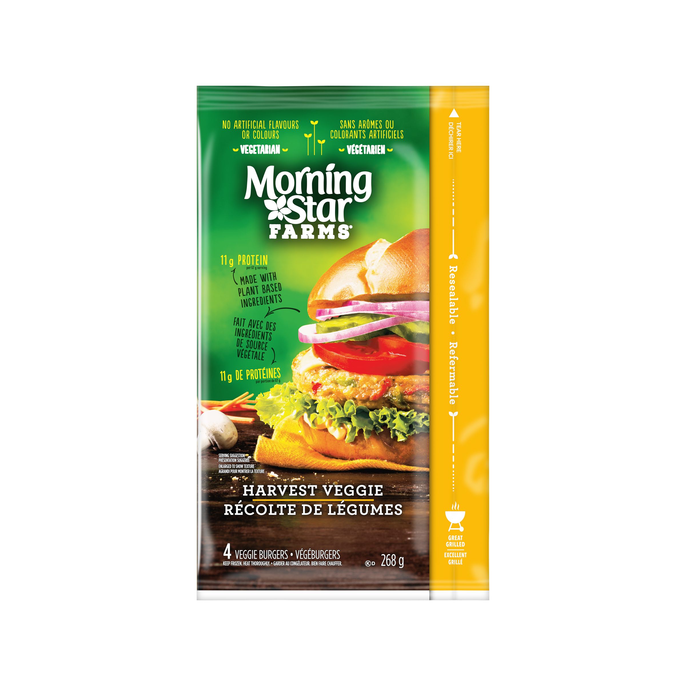 MorningStar Farms* Harvest Veggie Burger - SmartLabel™