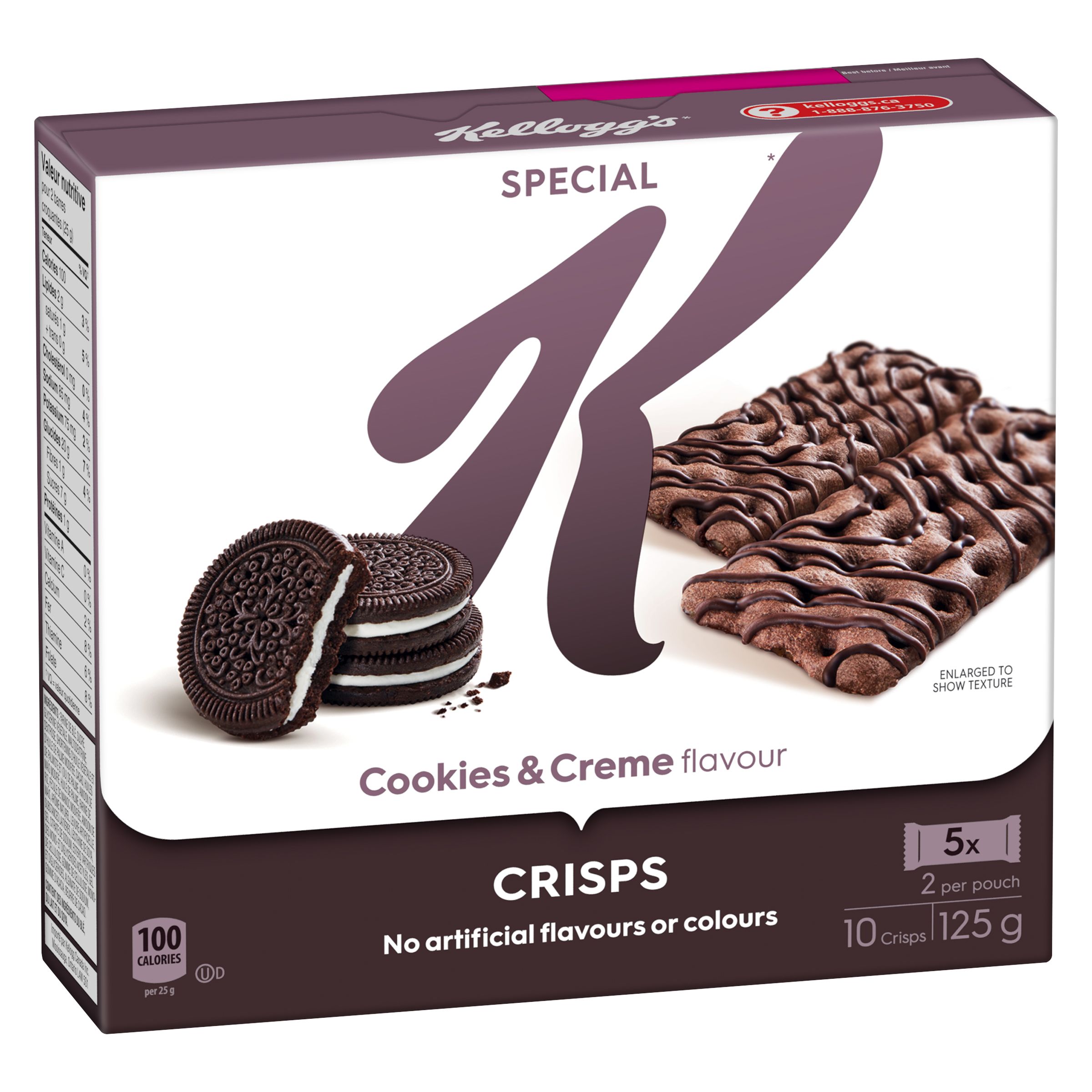 Special K* Cookies & Creme Flavour Pastry Crisps SmartLabel™