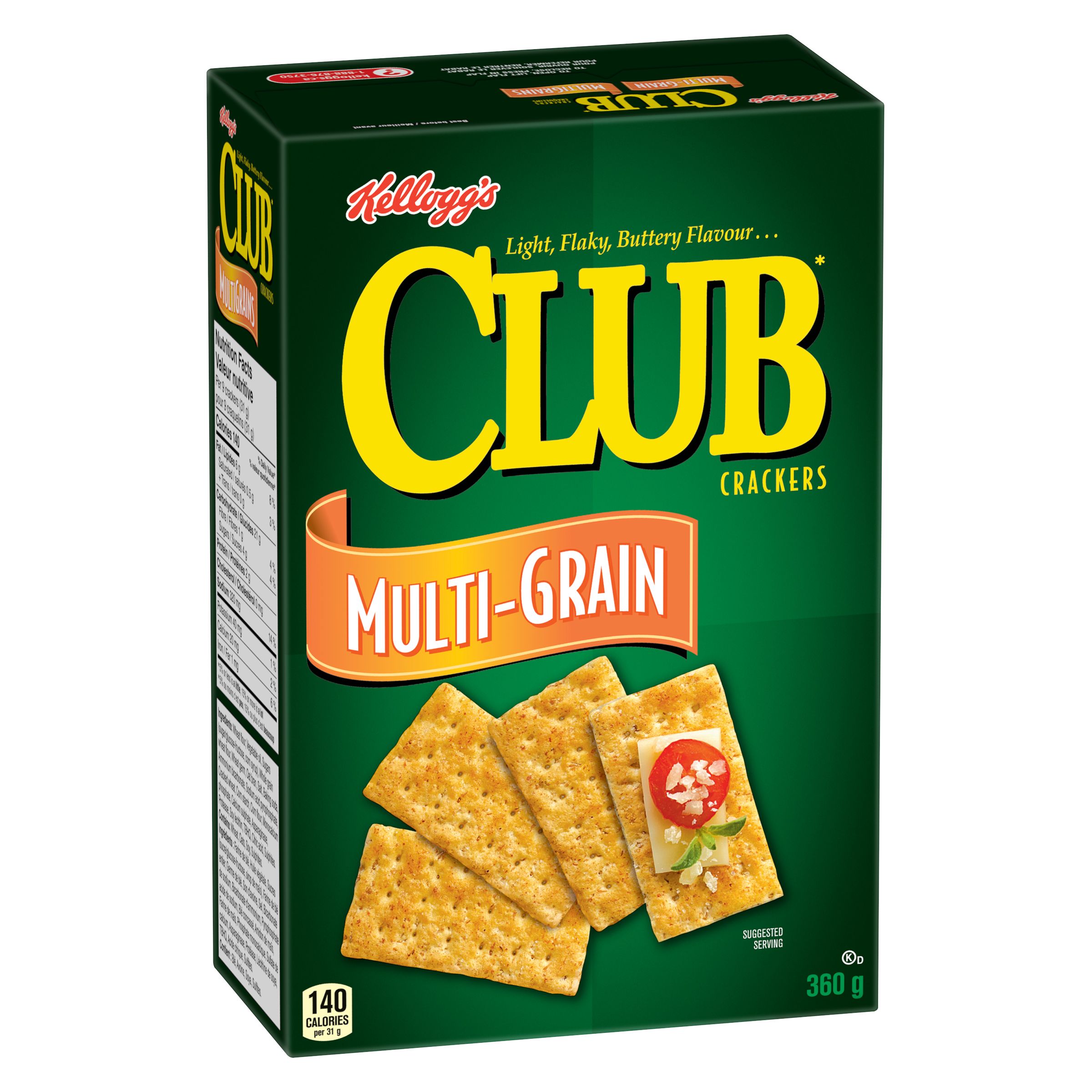Kellogg’s Club* MultiGrain Crackers SmartLabel™
