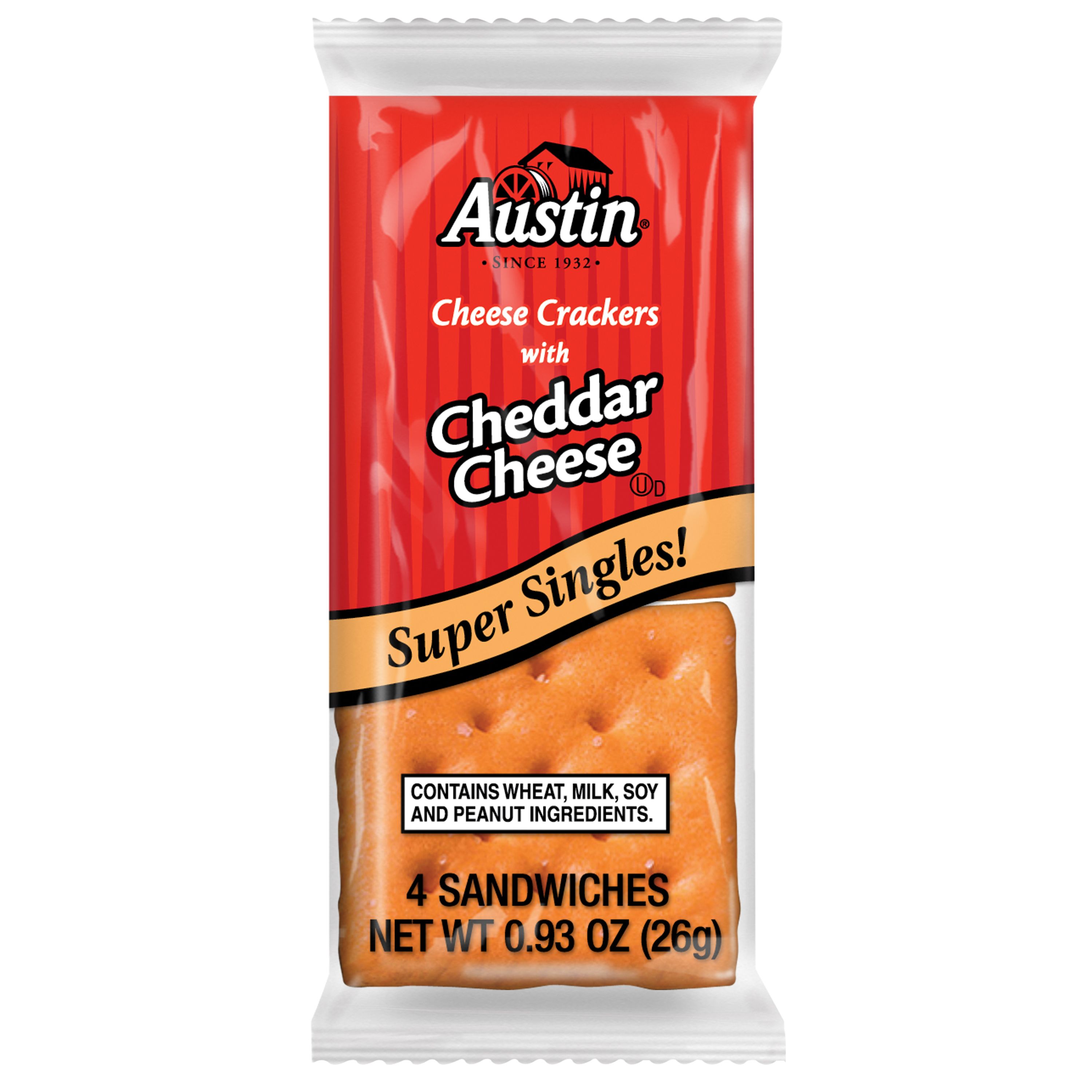 Austin Cheese Crackers with Cheddar Cheese