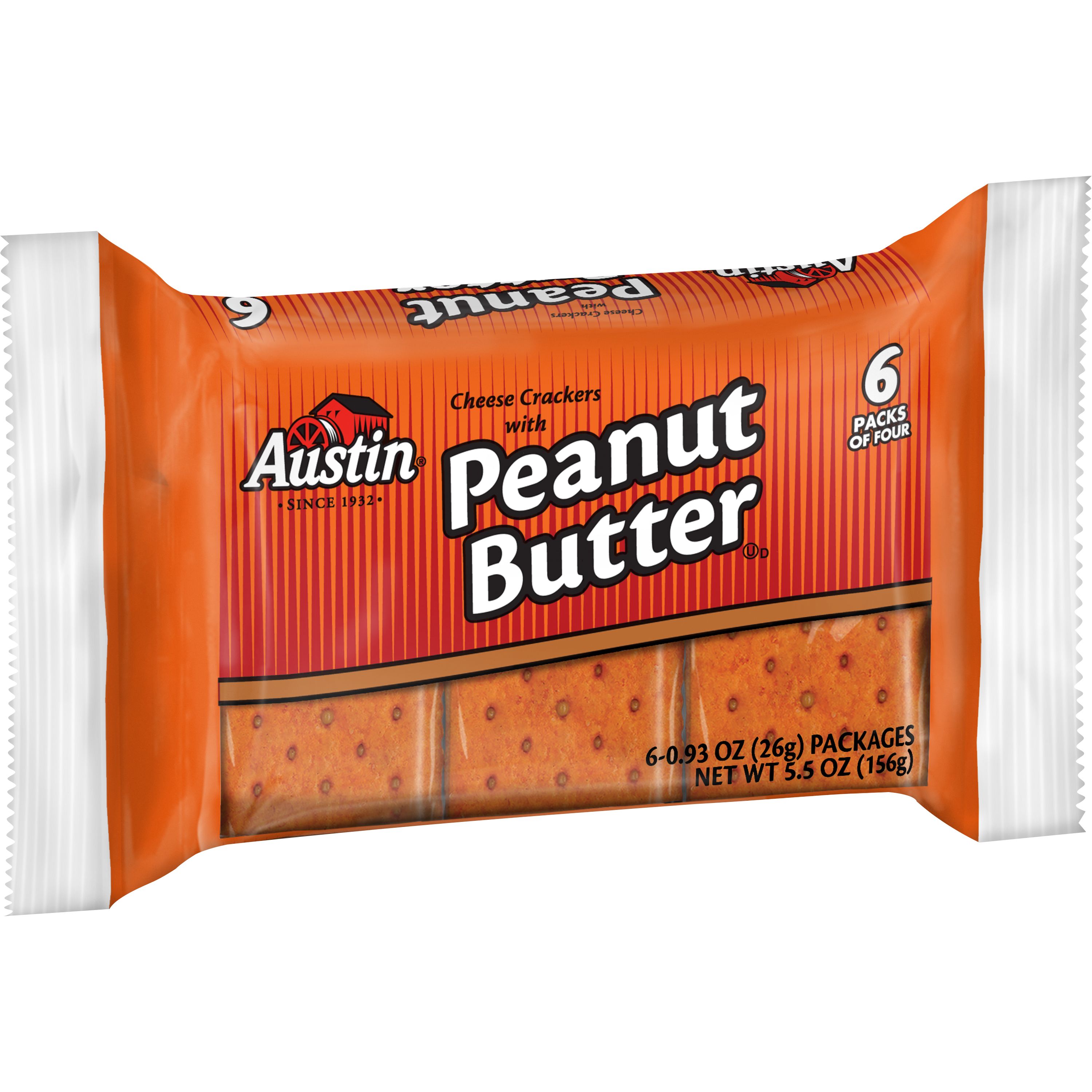 Austin® sandwich crackers Peanut Butter on Cheese SmartLabel™