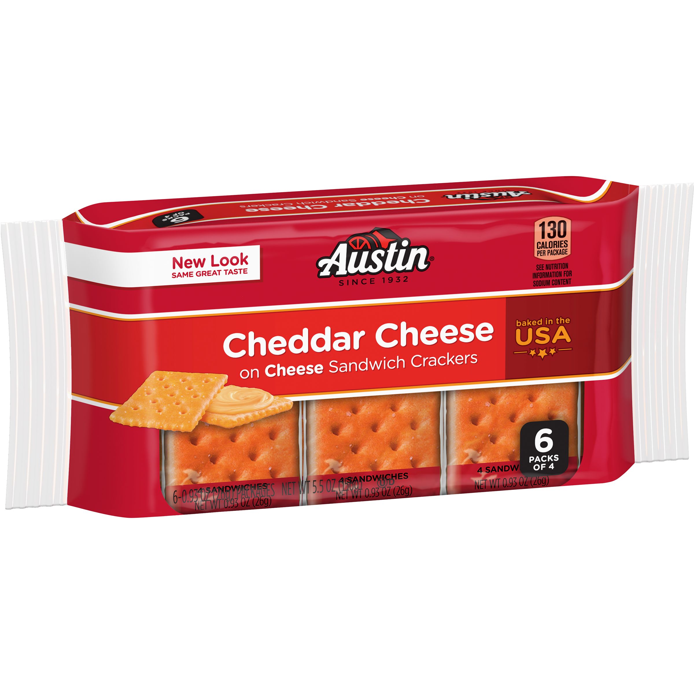 Austin® Cheese Crackers with Cheddar Cheese SmartLabel™