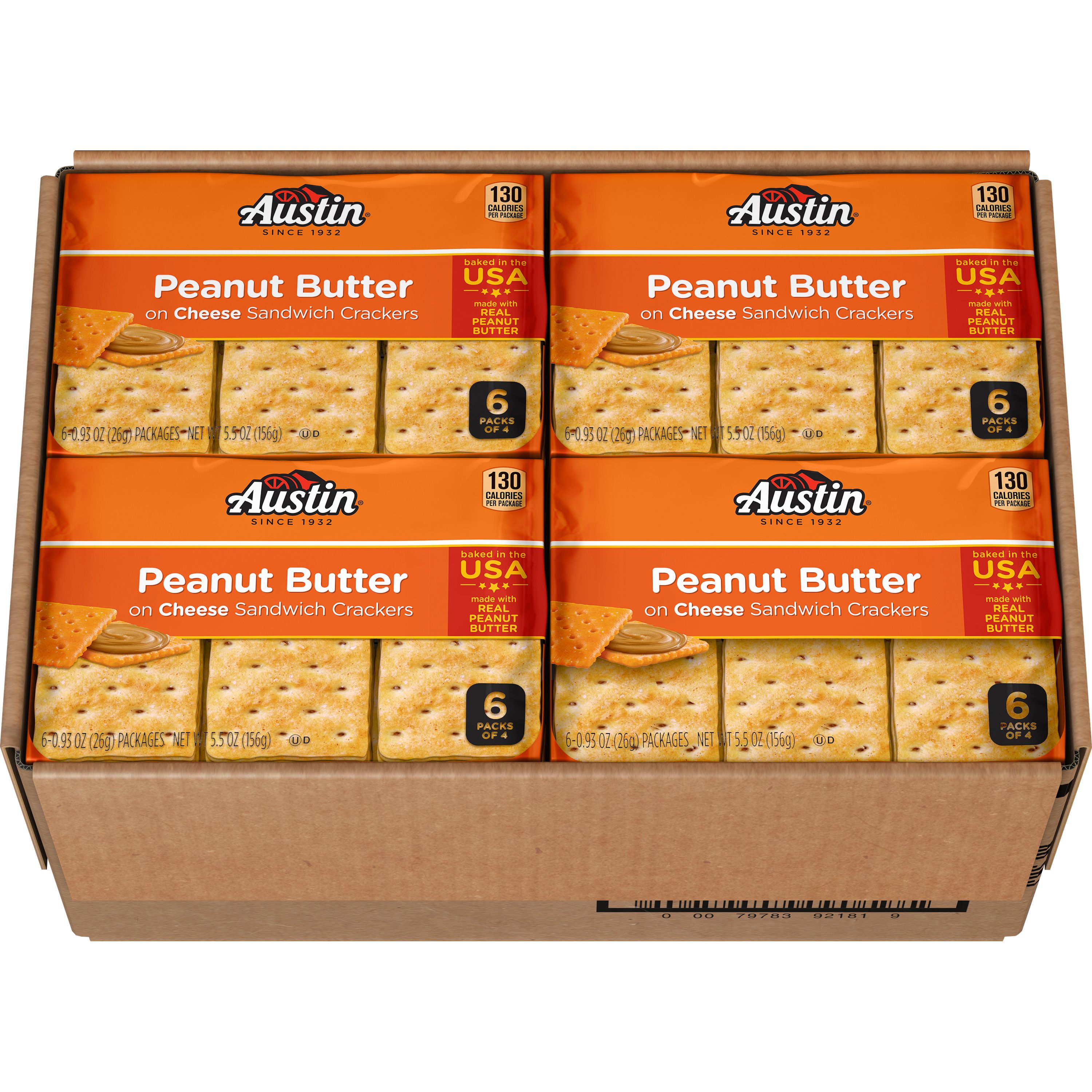 Austin® sandwich crackers Peanut Butter on Cheese