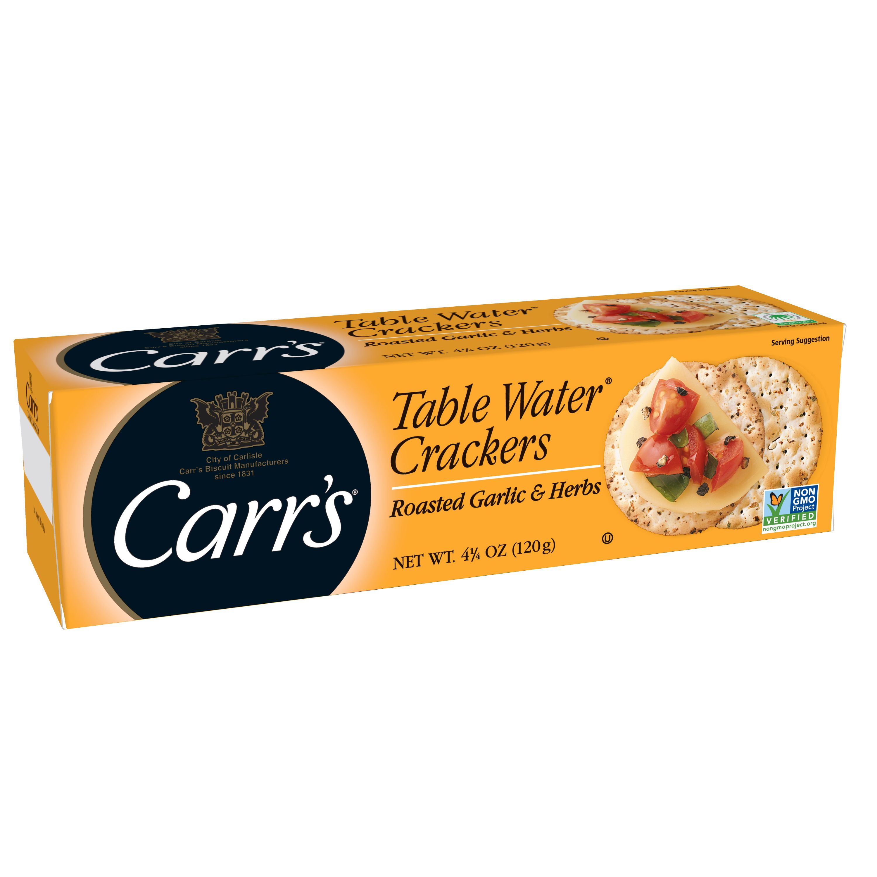 Carr's® Table Water® Crackers Baked with Roasted Garlic and Herbs