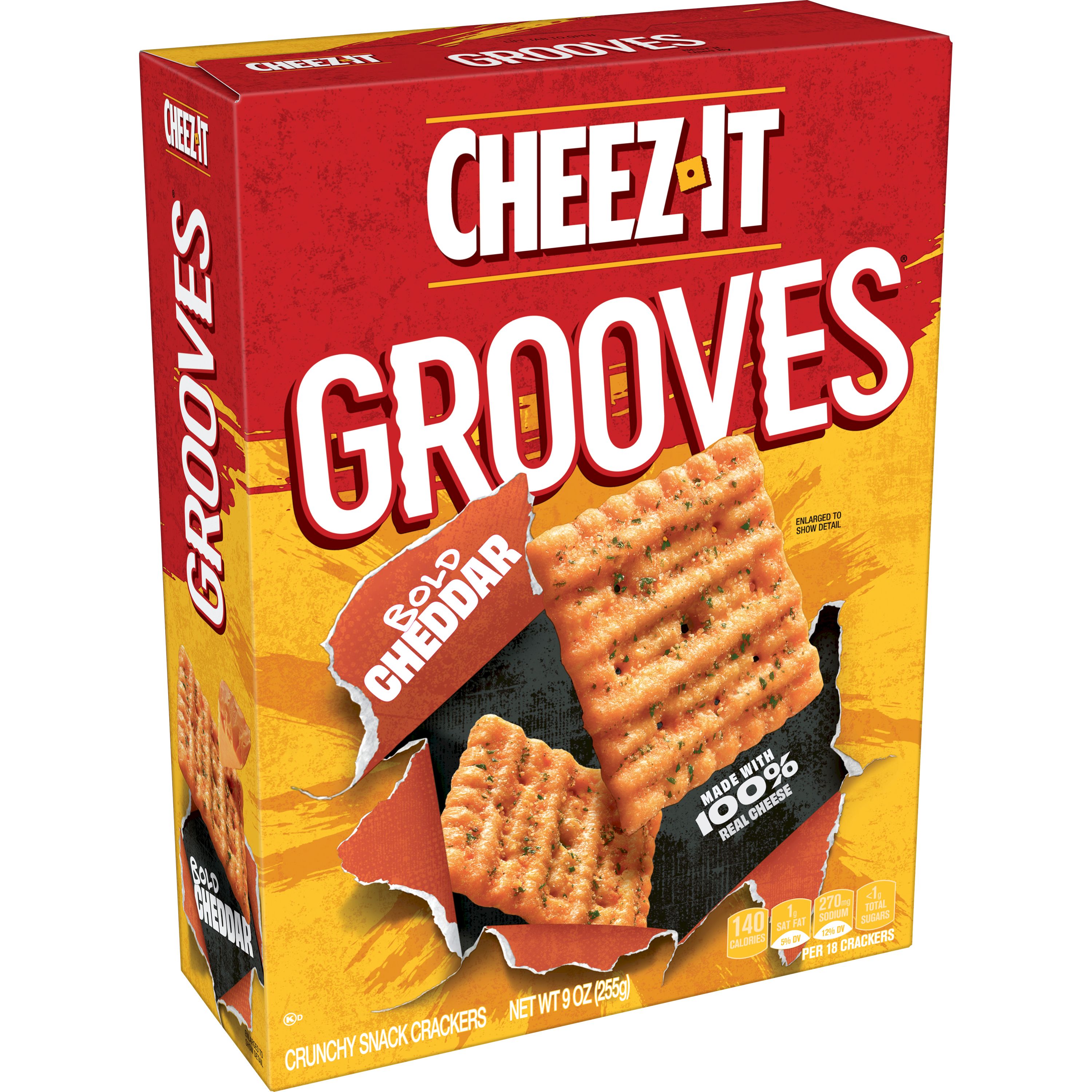 Cheez It® Grooves® Bold Cheddar Crackers Smartlabel™ 1856