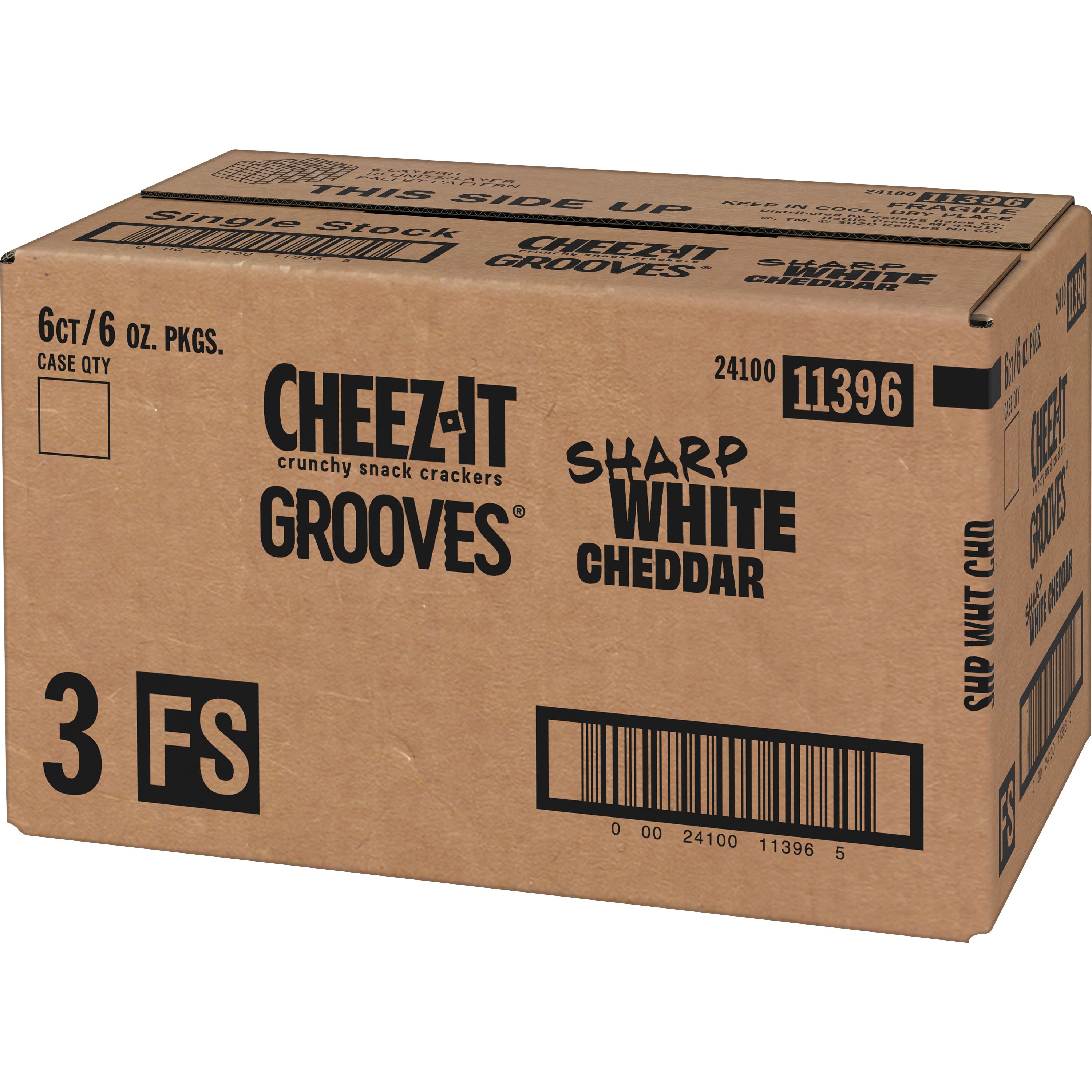 Cheez-It® Grooves® Sharp White Cheddar Crackers