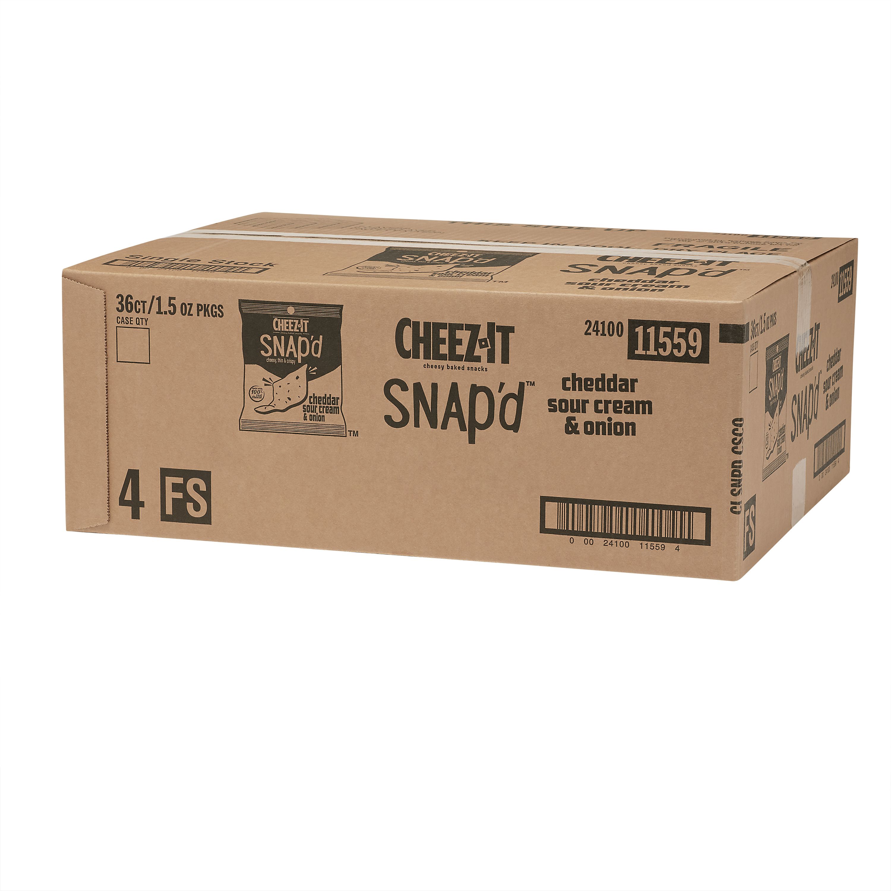 CheezIt® Snap'd® Cheddar Sour Cream & Onion Crackers