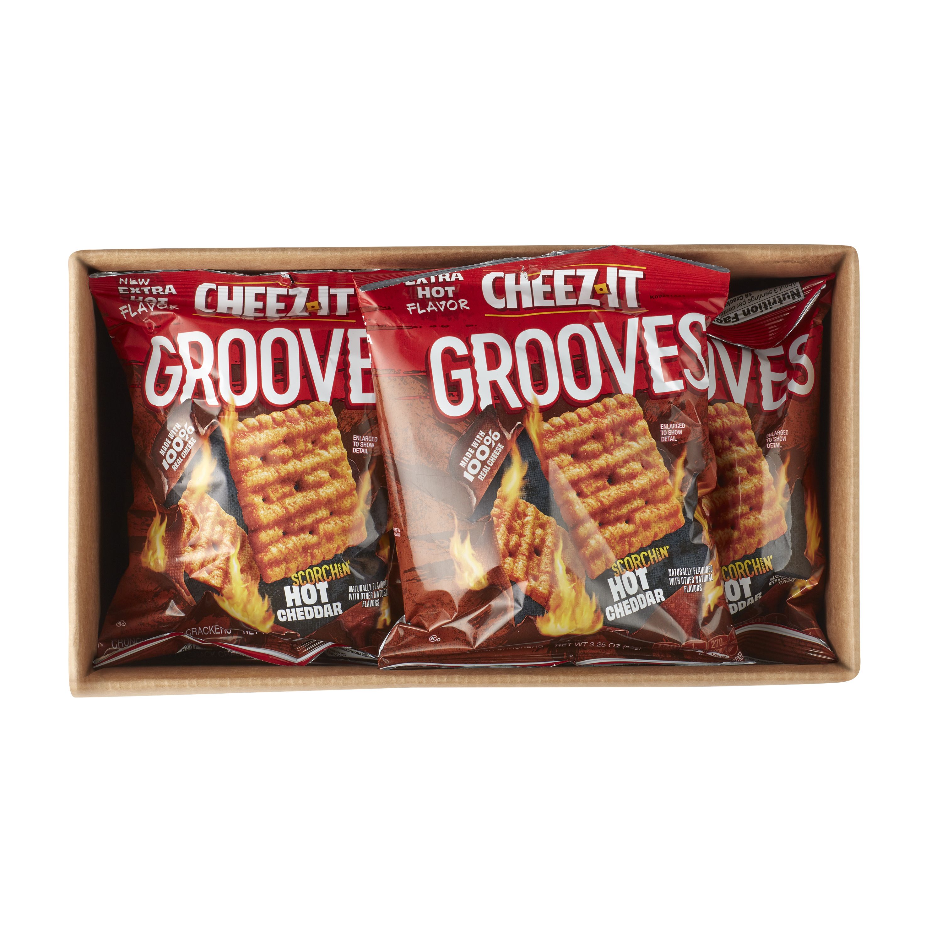CheezIt® Grooves® Scorchin' Hot Cheddar Crackers