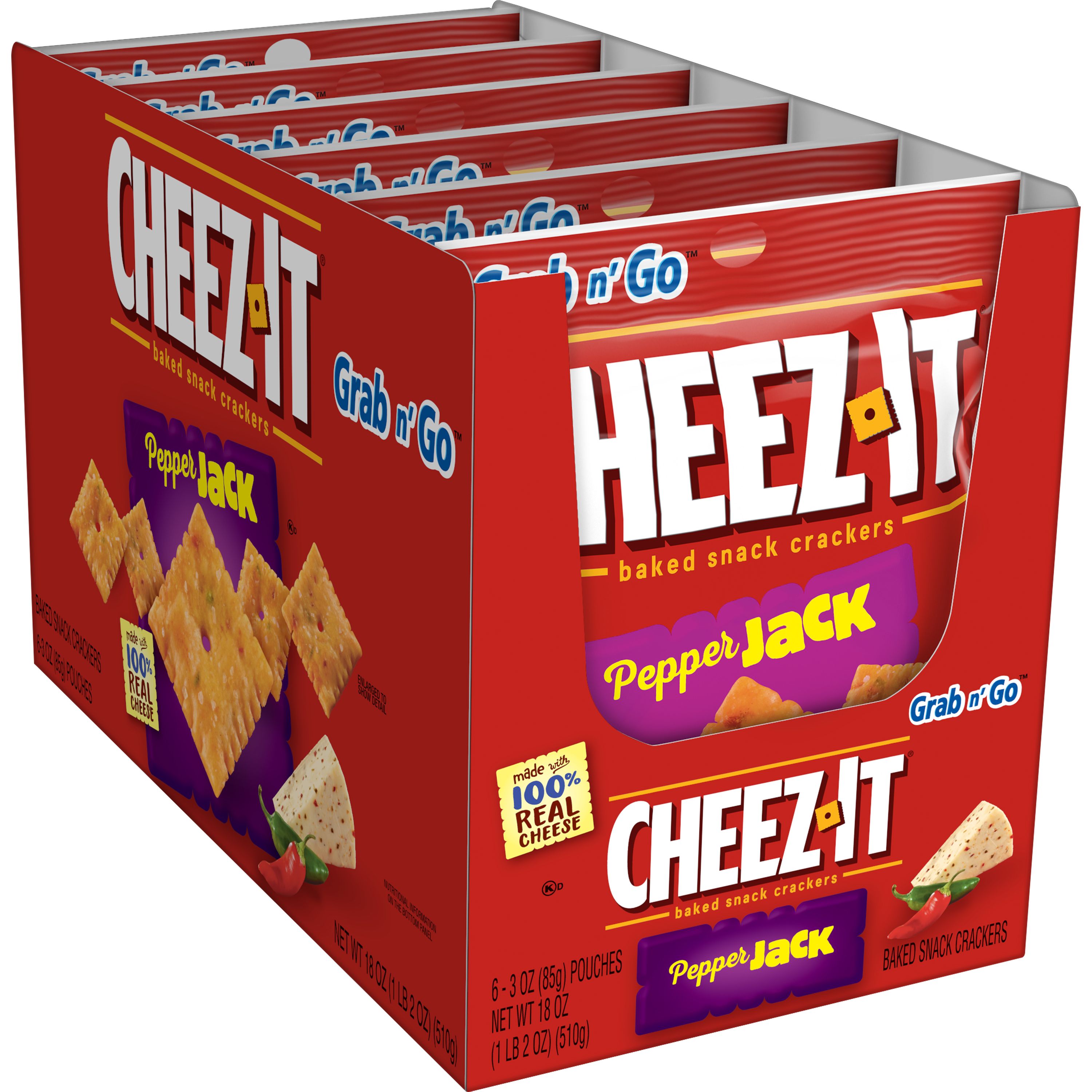 Cheez It® Pepper Jack Snack Crackers Smartlabel™ 