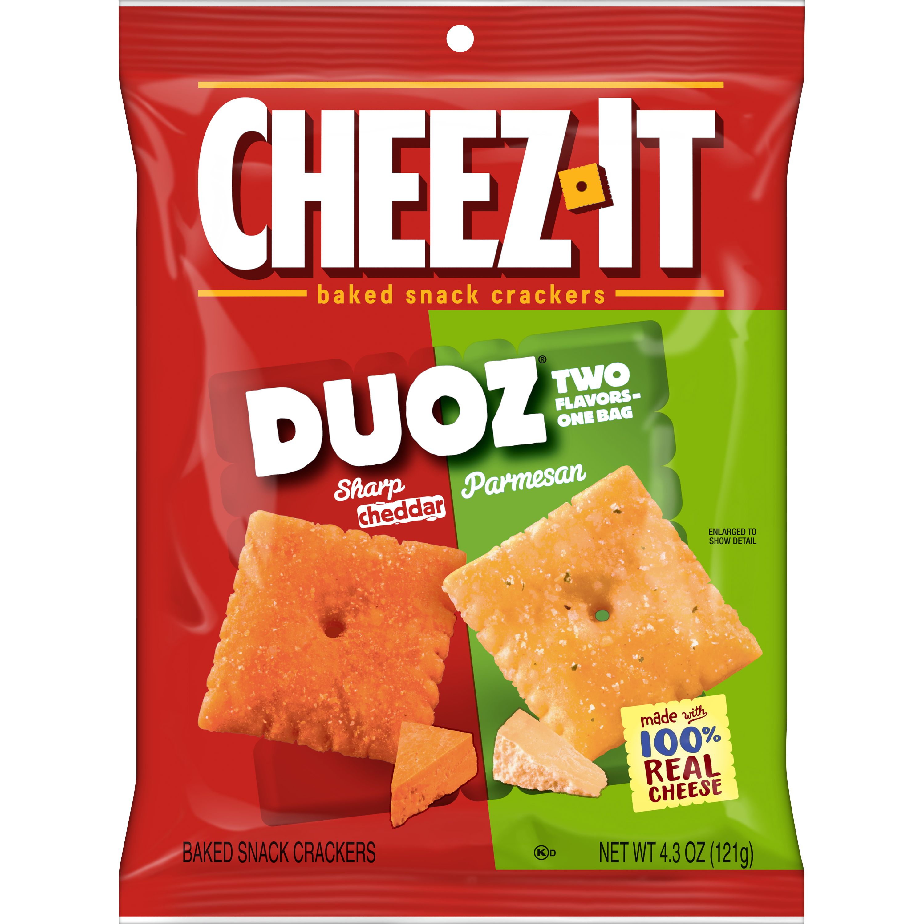 Savory Sensations: Cheez-It Duoz Sharp Cheddar And Parmesan