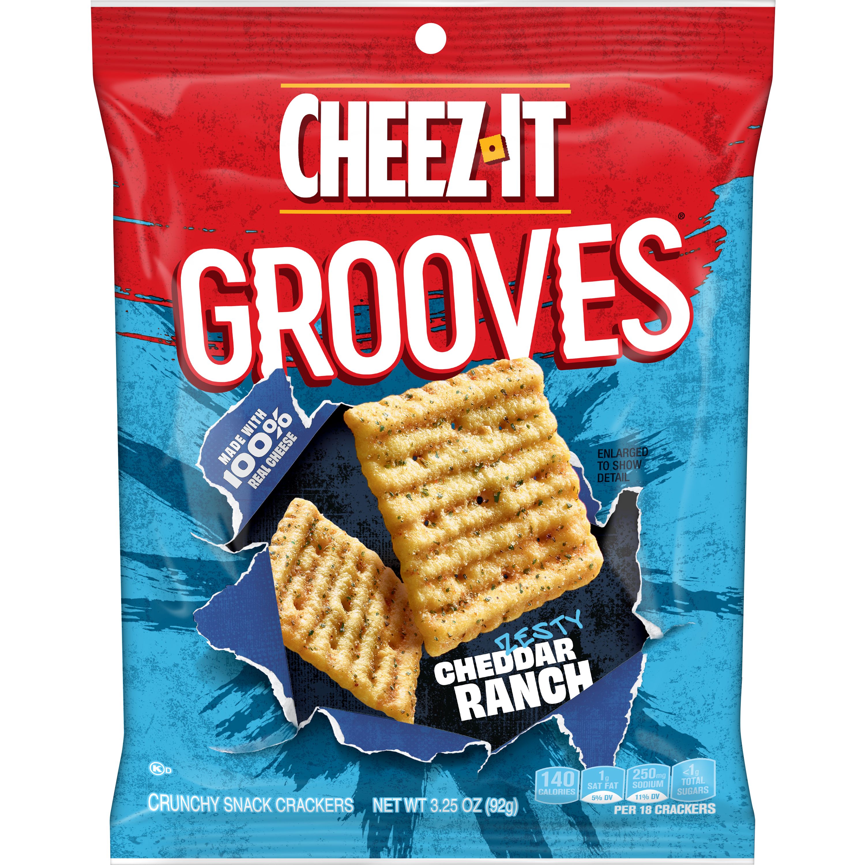 Cheez-It® Grooves® Zesty Cheddar Ranch Crackers