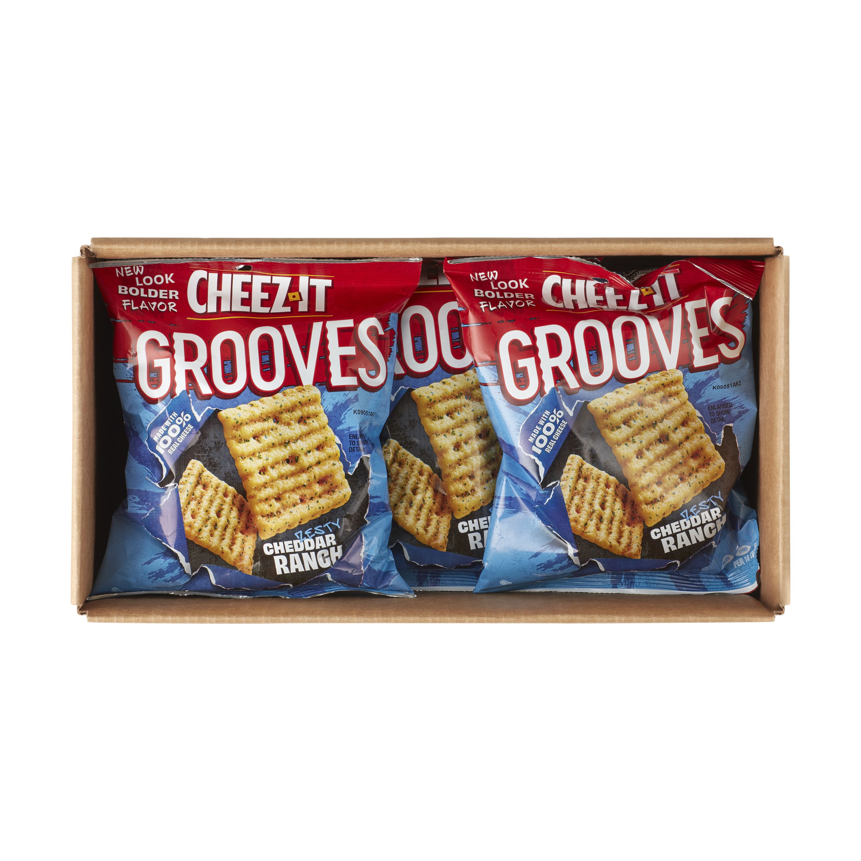 Cheez It® Grooves® Zesty Cheddar Ranch Crackers 5177