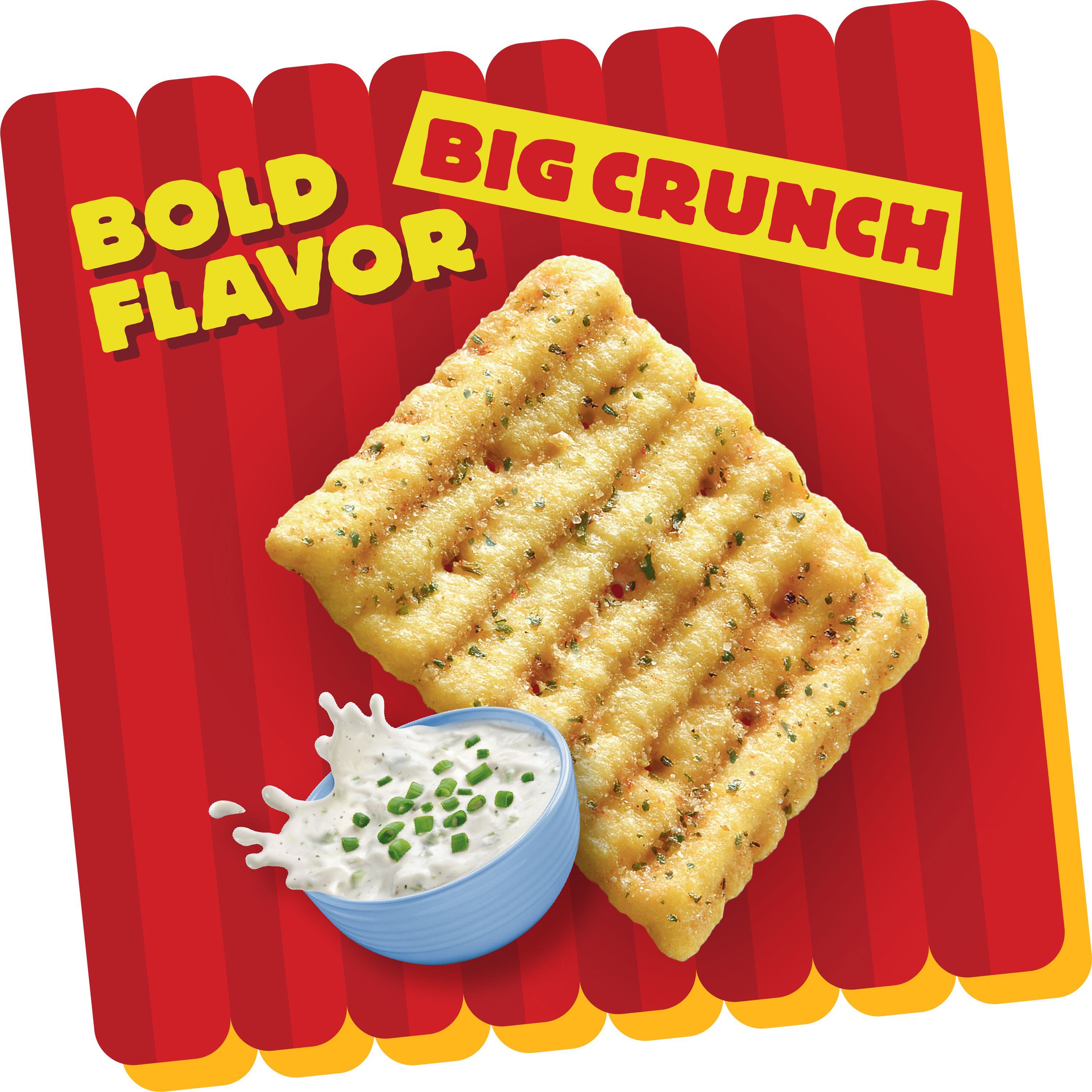 Cheez-It® Grooves® Zesty Cheddar Ranch Crackers