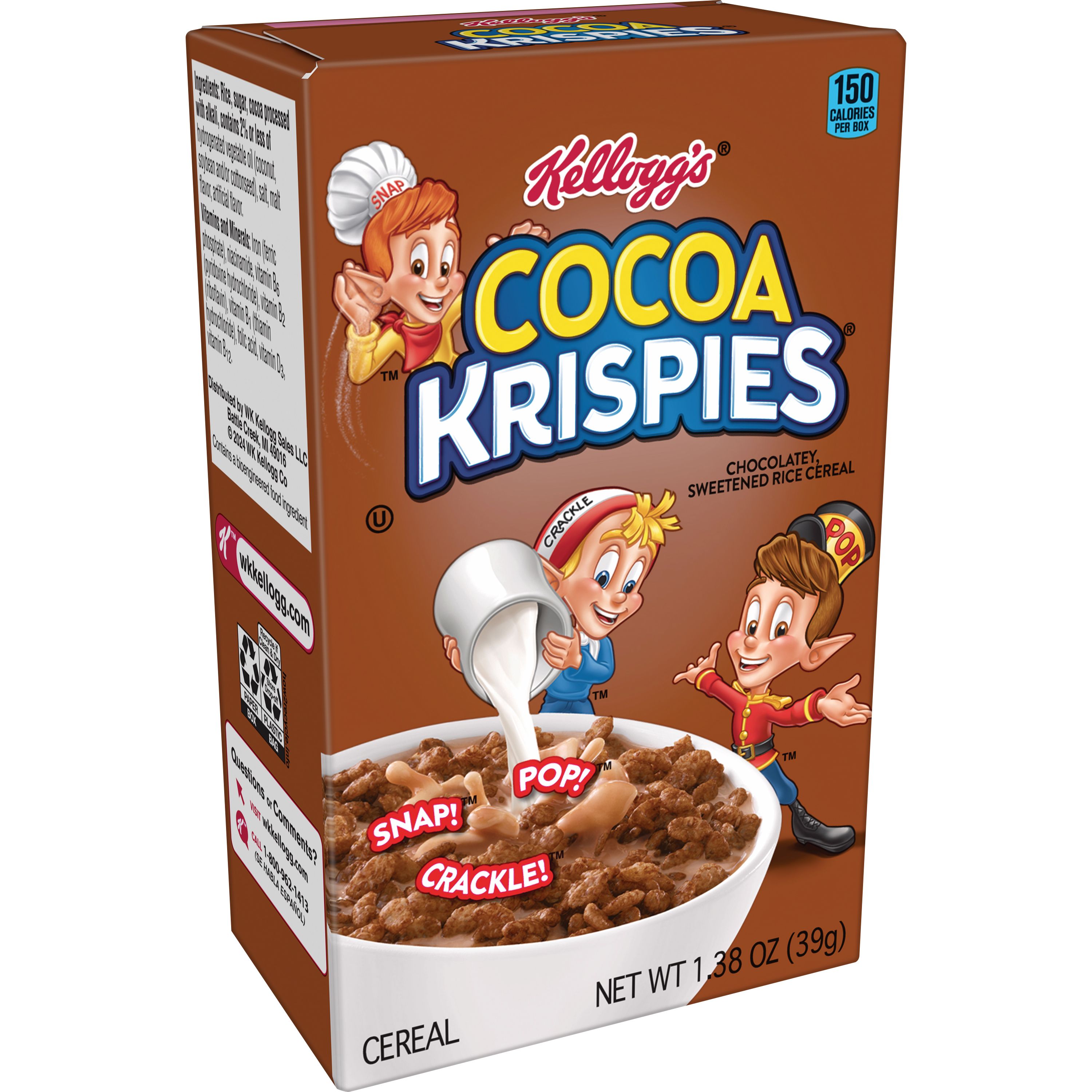 Kellogg s Cocoa Krispies Cereal SmartLabel 