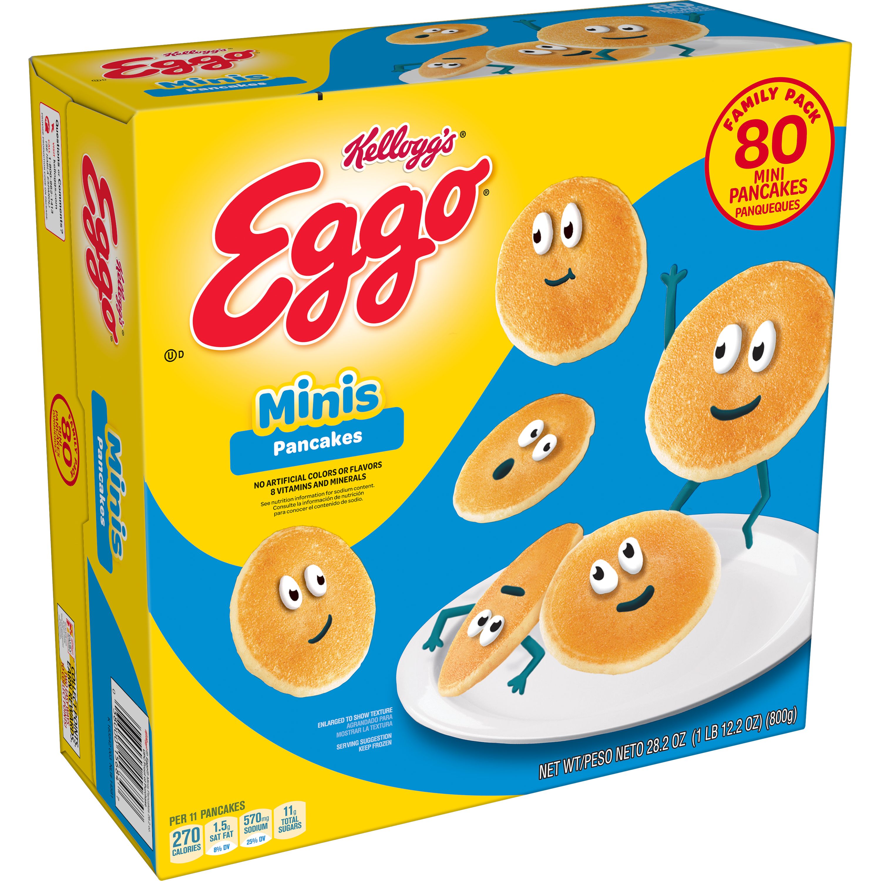 Kellogg's® Eggo® Minis Buttermilk Pancakes SmartLabel™
