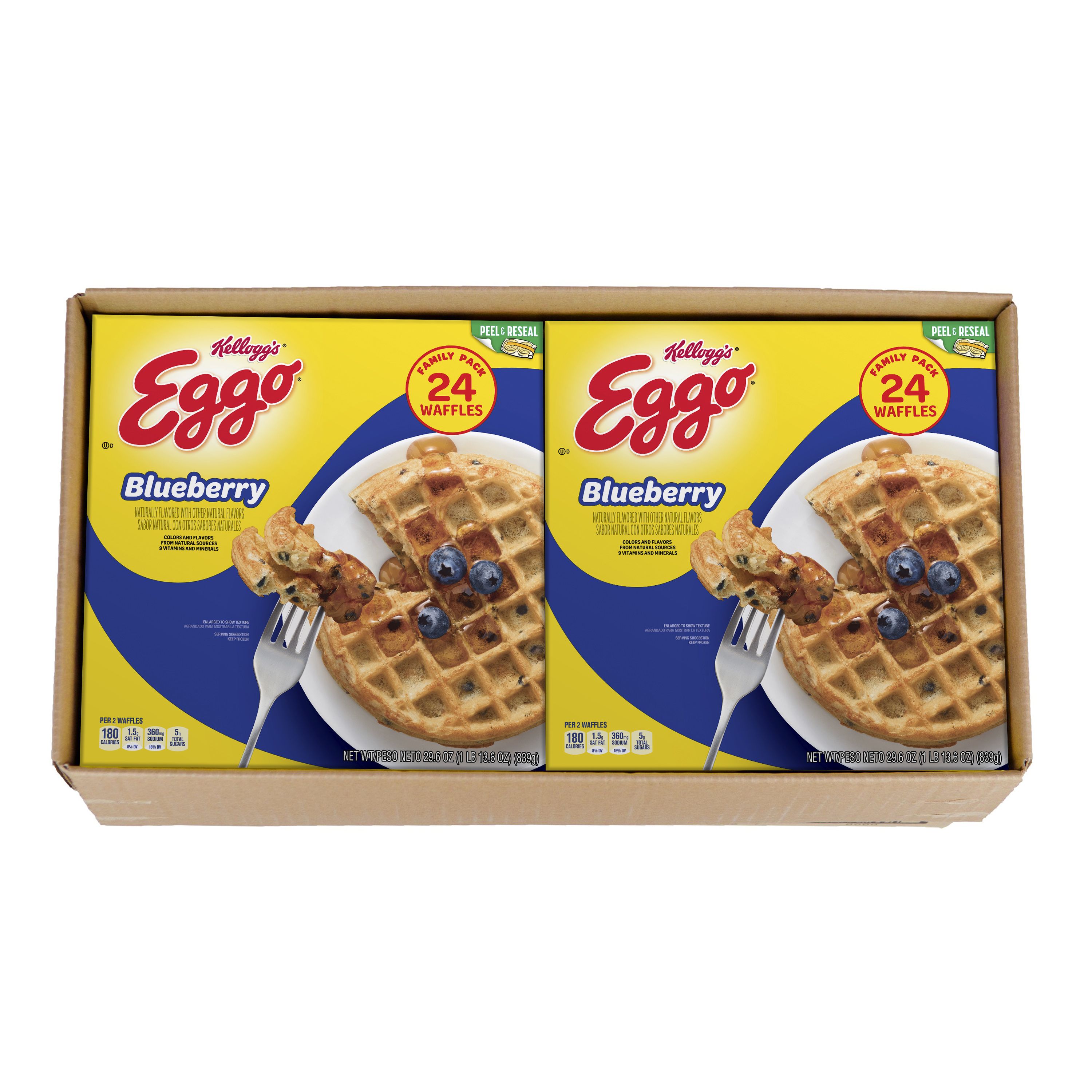 Kellogg S Eggo Blueberry Waffles