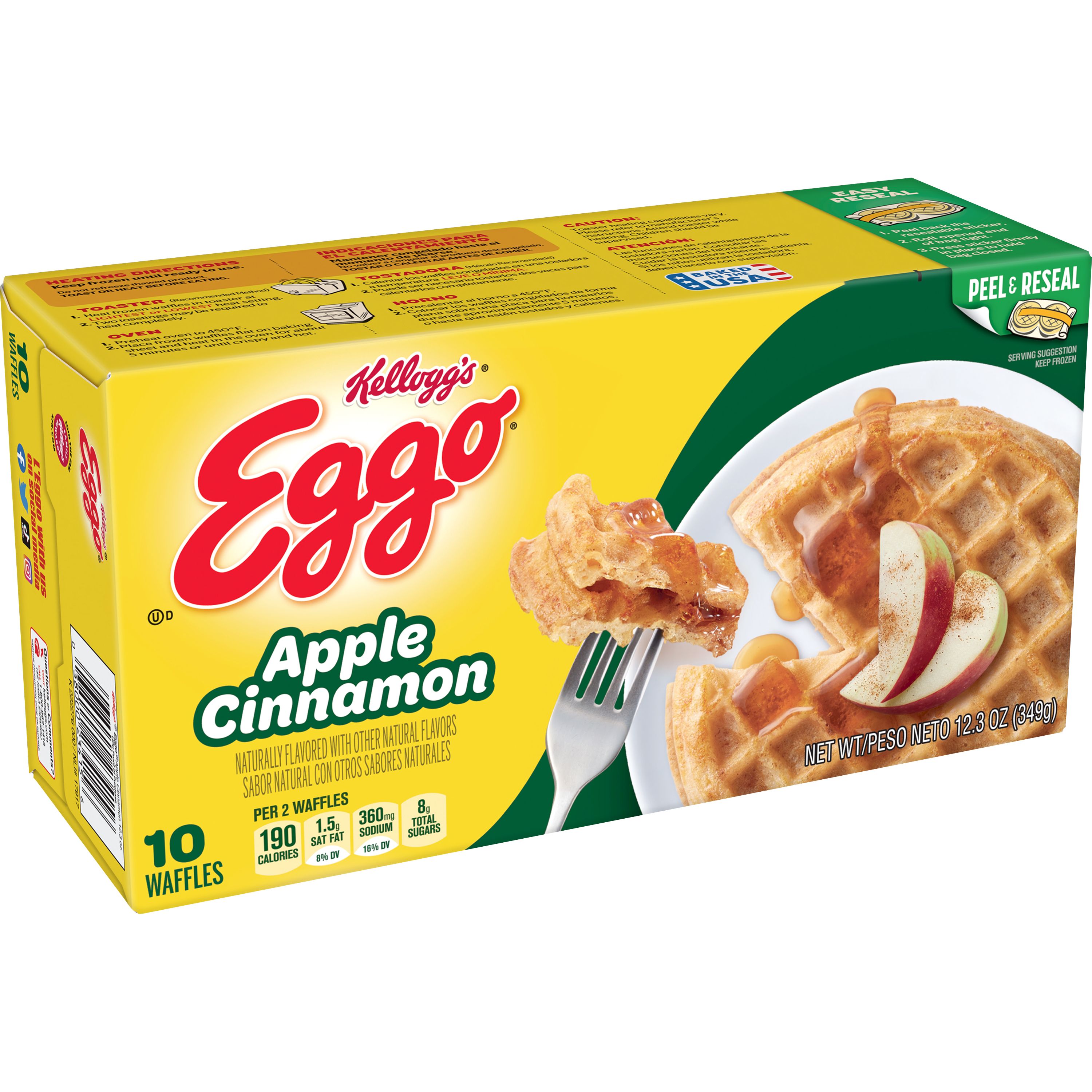Kellogg's® Eggo® Apple Cinnamon Waffles SmartLabel™