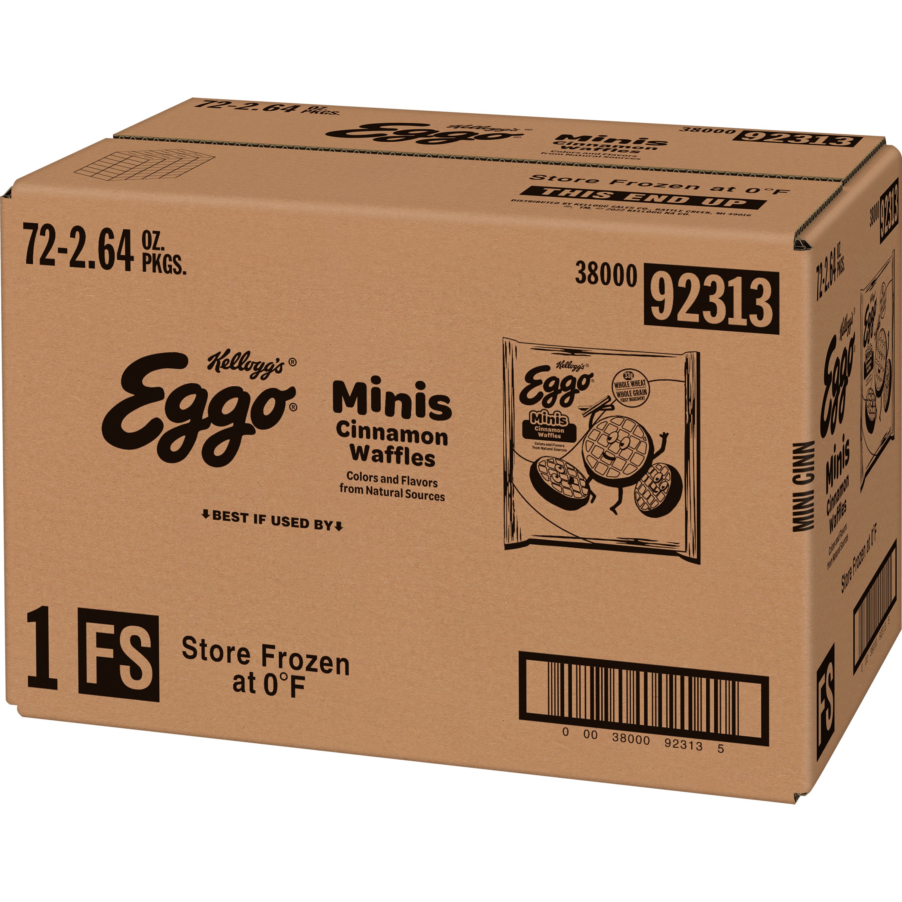 Kellogg's Eggo Minis Cinnamon Toast Waffles - Shop Entrees & Sides at H-E-B