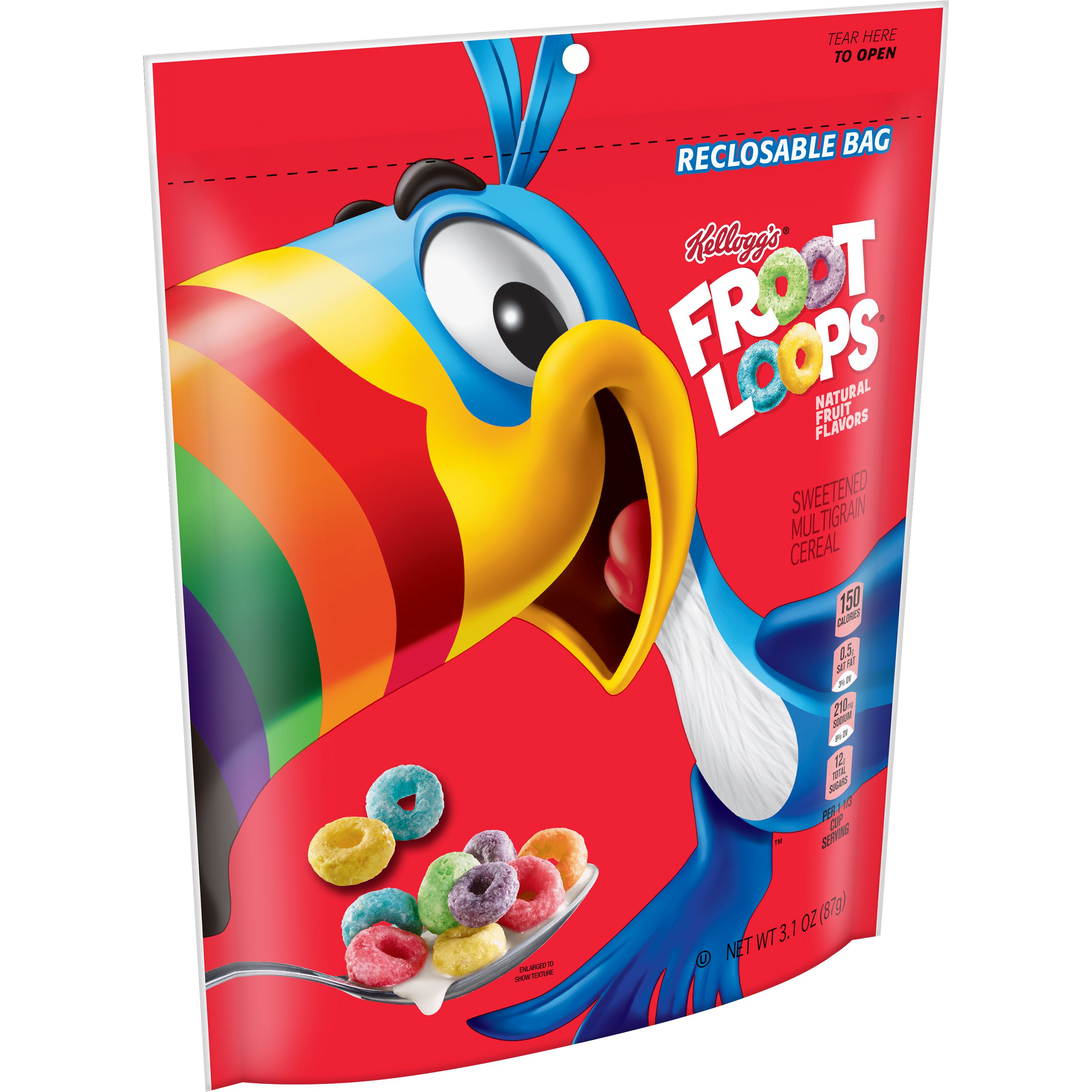 Kellogg's Cereal In A Cup Froot Loops (Pack of 12) 