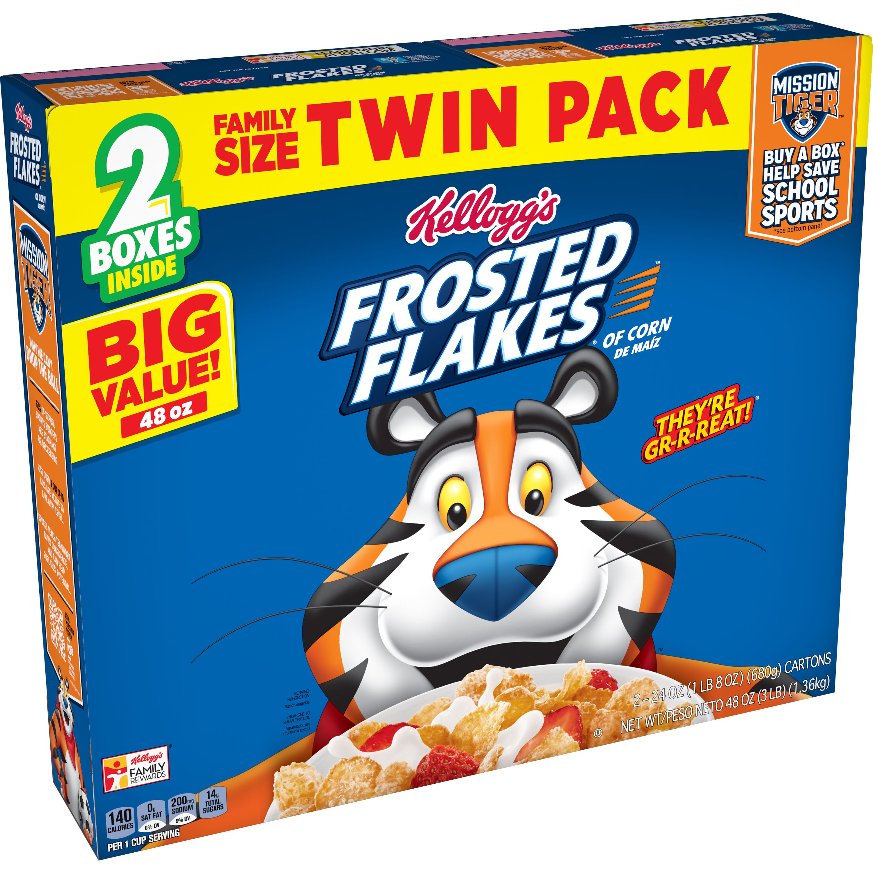 Kelloggs Frosted Flakes® Cereal Smartlabel™