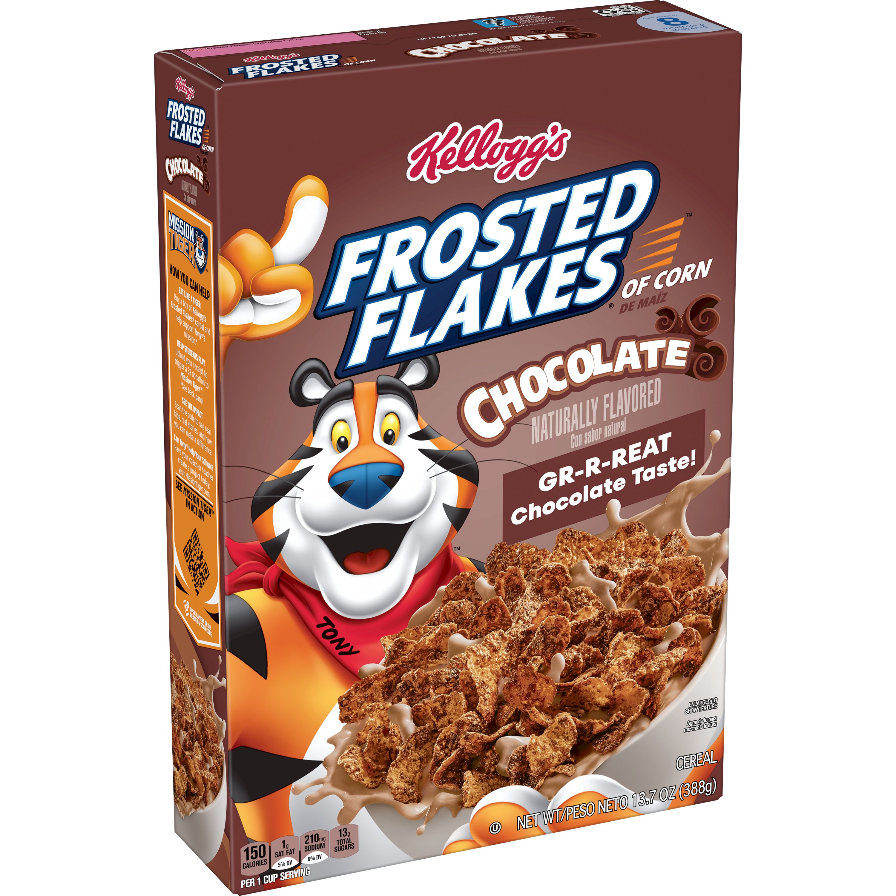 Kellogg s Frosted Flakes Chocolate Milkshake SmartLabel 